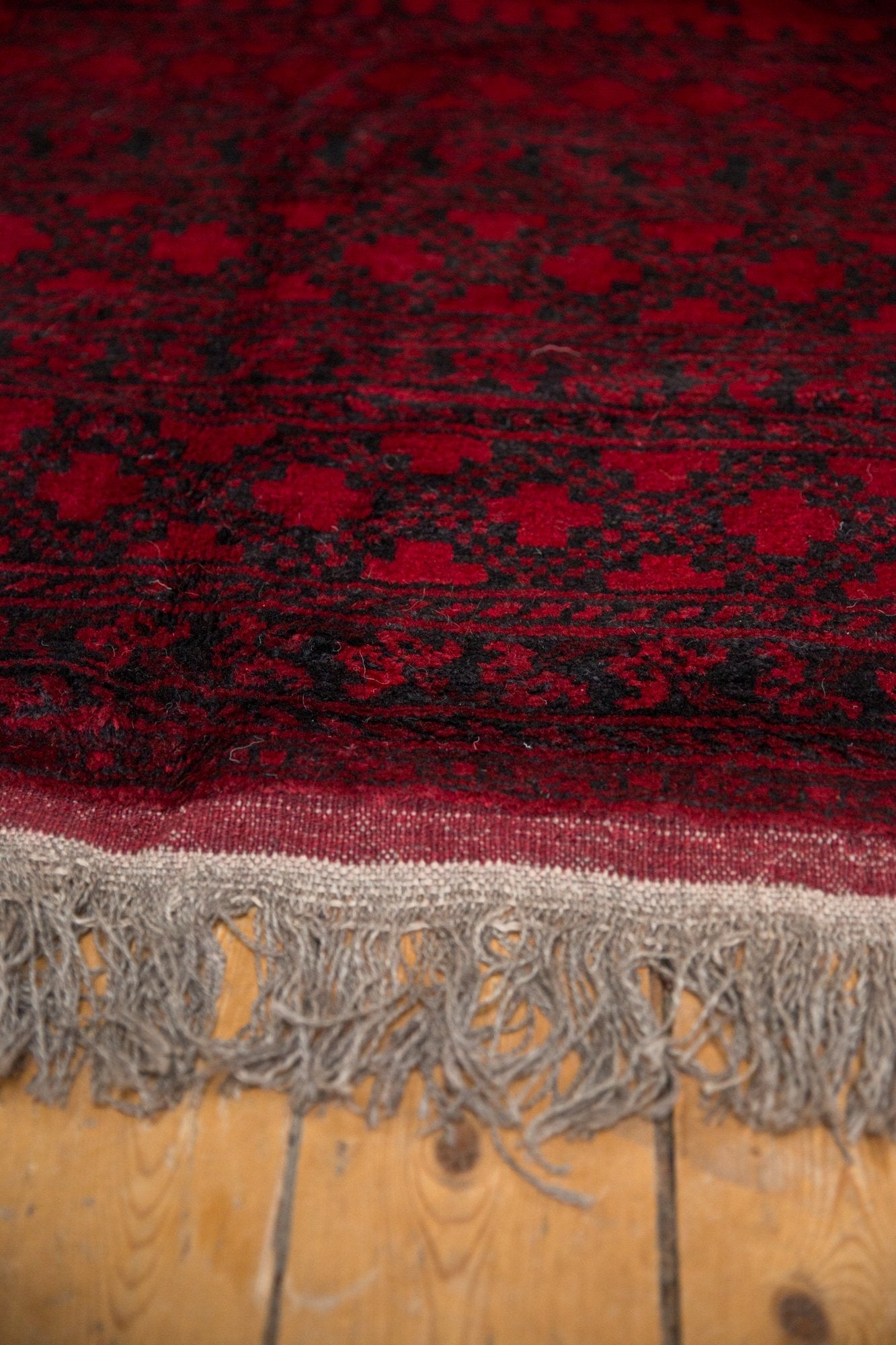 9x12.5 Vintage Afghani Ersari Design Carpet by Old New House® - product image 10 for Resin Society