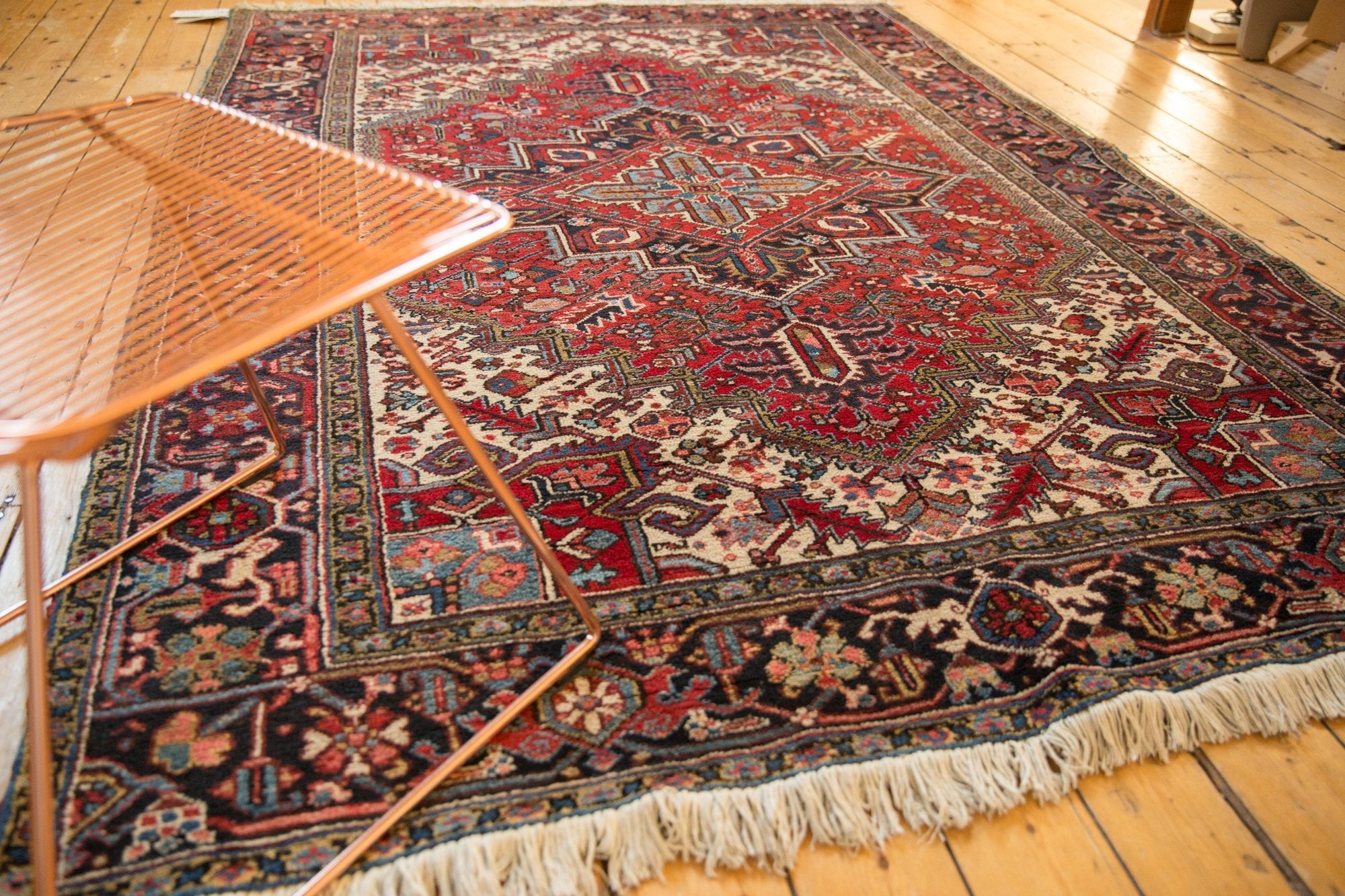 6x8.5 Vintage Heriz Carpet by Old New House® - product image 3 for Resin Society