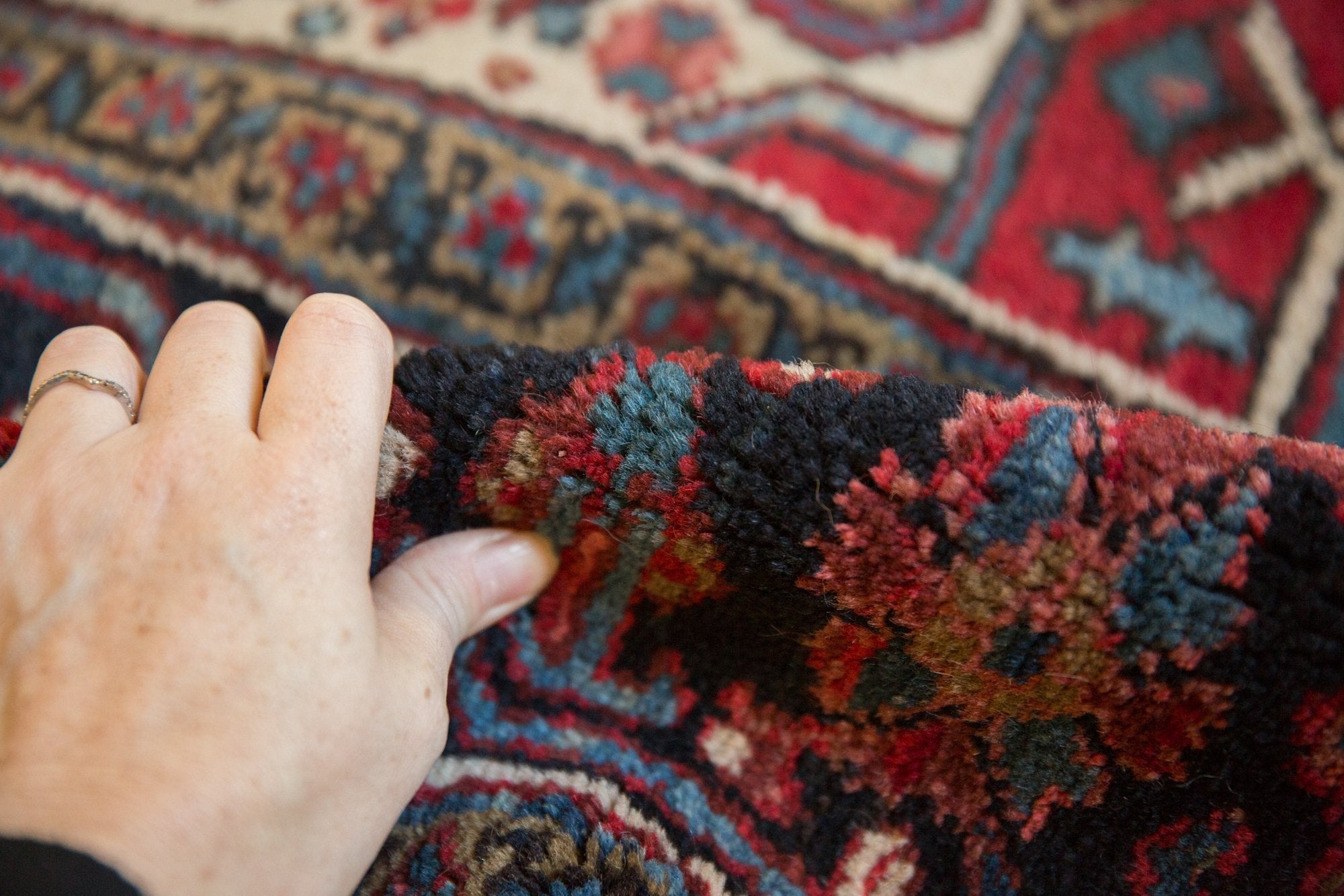 6x8.5 Vintage Heriz Carpet by Old New House® - product image 14 for Resin Society