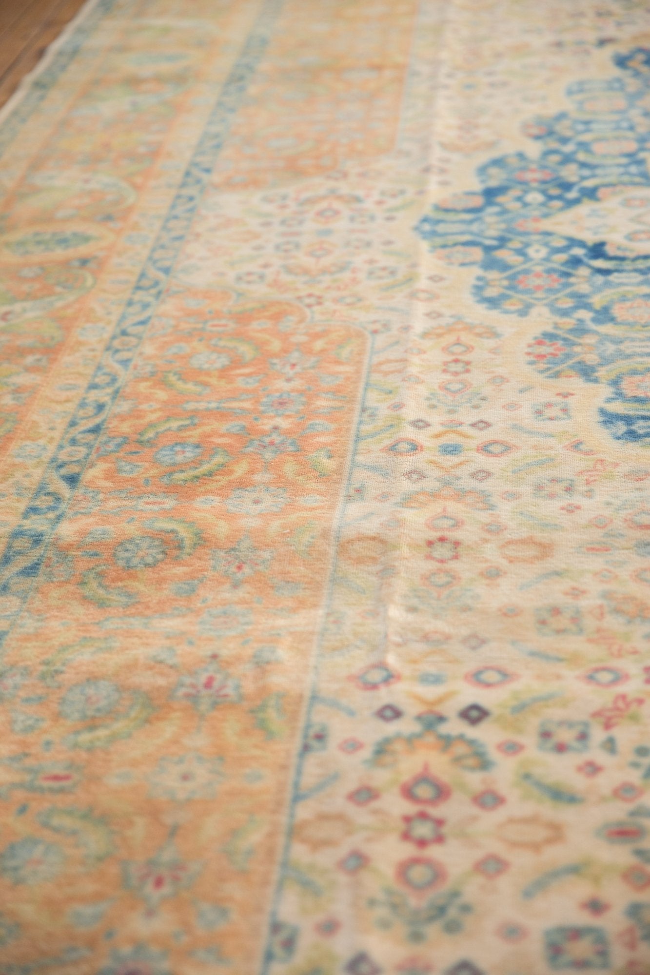 10x14 Vintage Distressed Bulgarian Herati Design Carpet by Old New House® - product image 6 for Resin Society