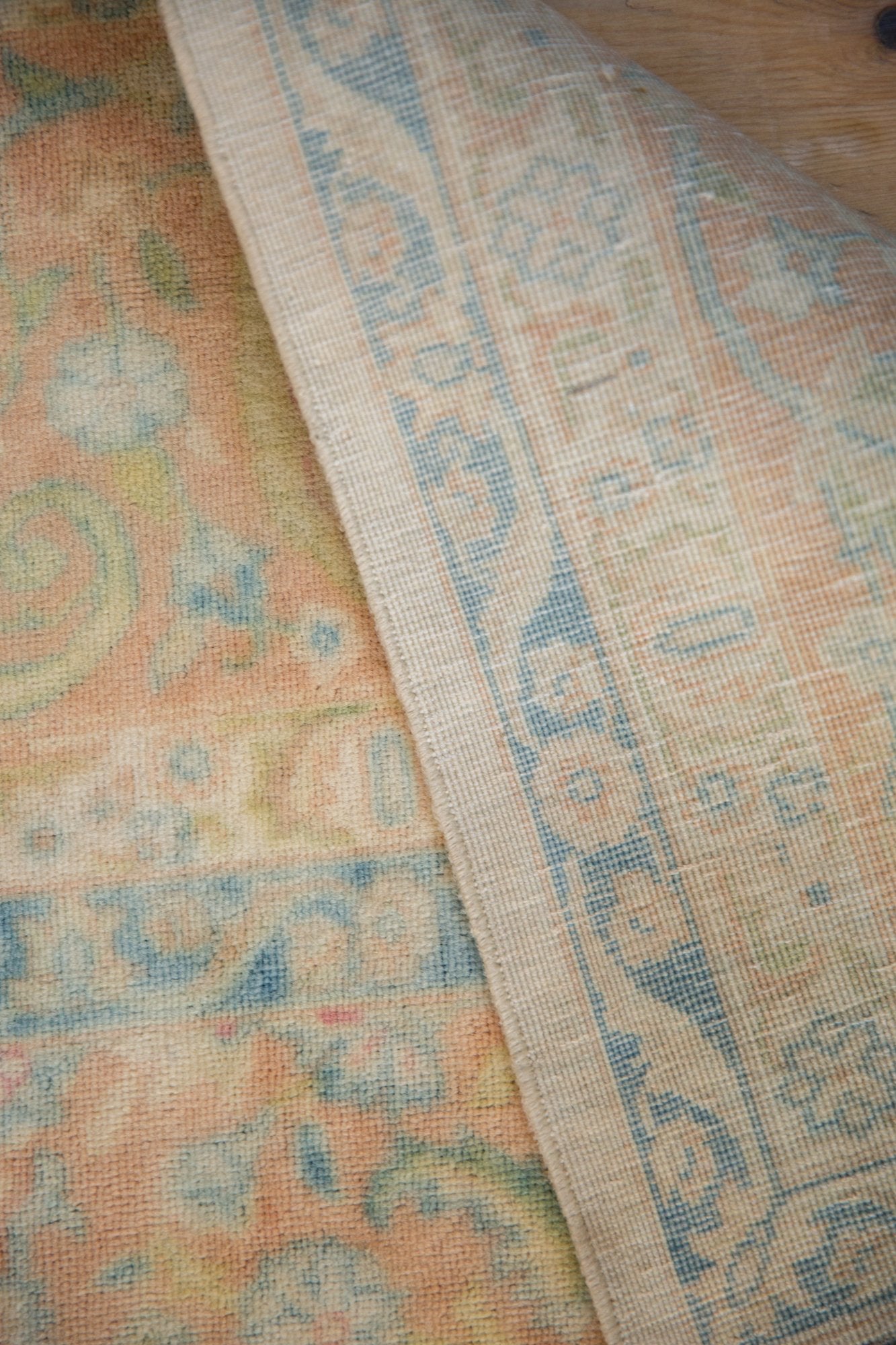 10x14 Vintage Distressed Bulgarian Herati Design Carpet by Old New House® - product image 15 for Resin Society