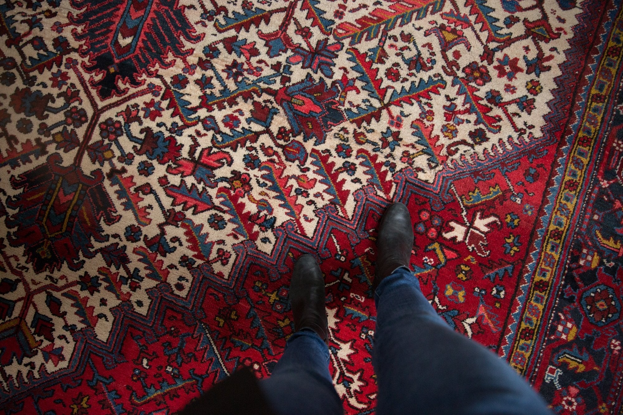 11.5x21.5 Vintage Mehrivan Carpet by Old New House® - product image 2 for Resin Society