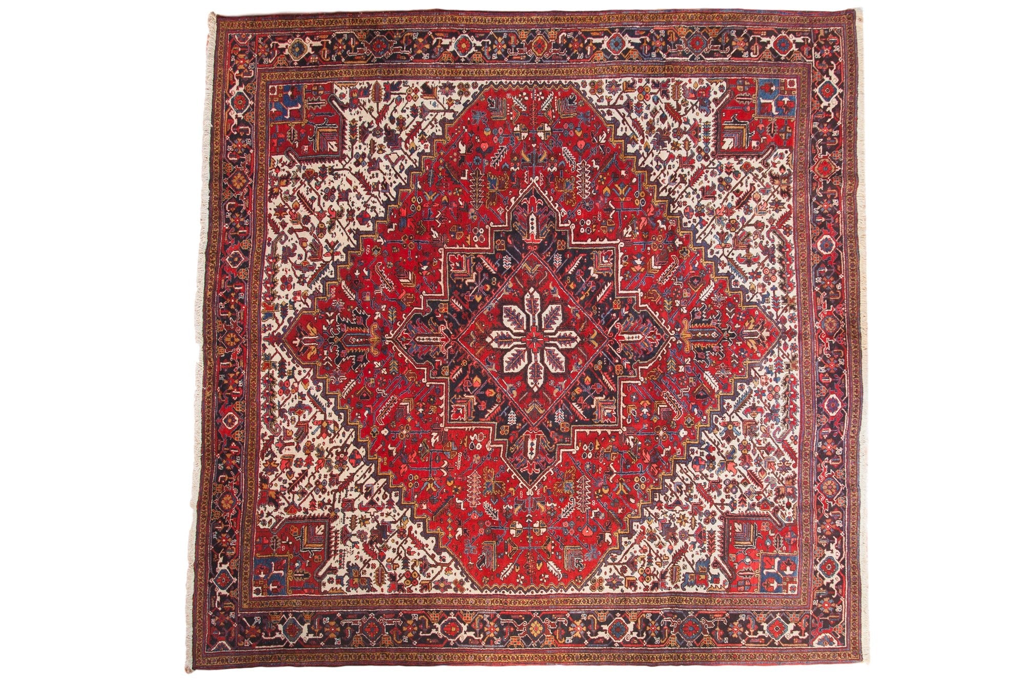 12.5x12.5 Vintage Mehrivan Square Carpet by Old New House® - main product image for Resin Society