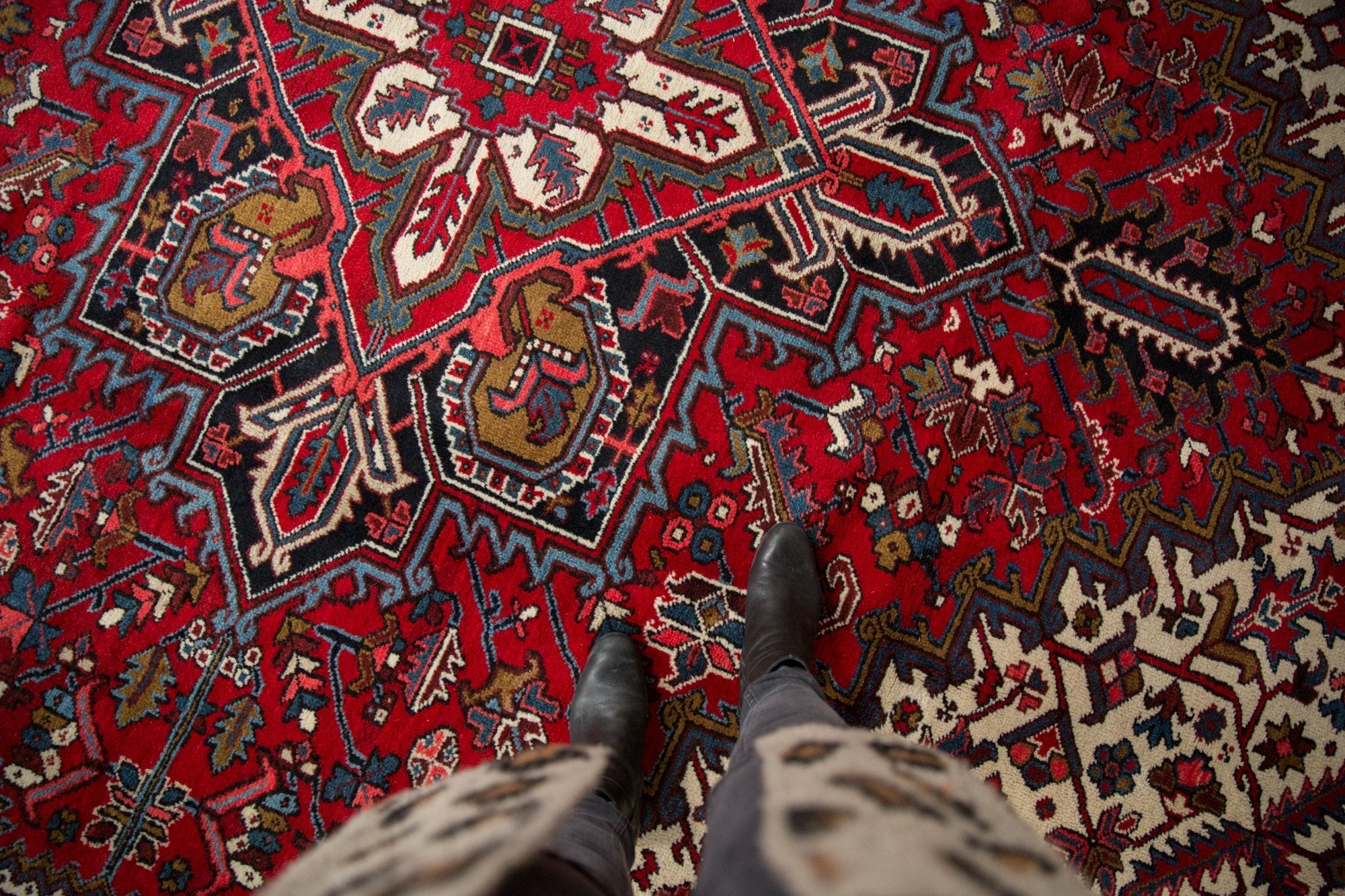 11x12 Vintage Mehrivan Square Carpet by Old New House® - product image 2 for Resin Society