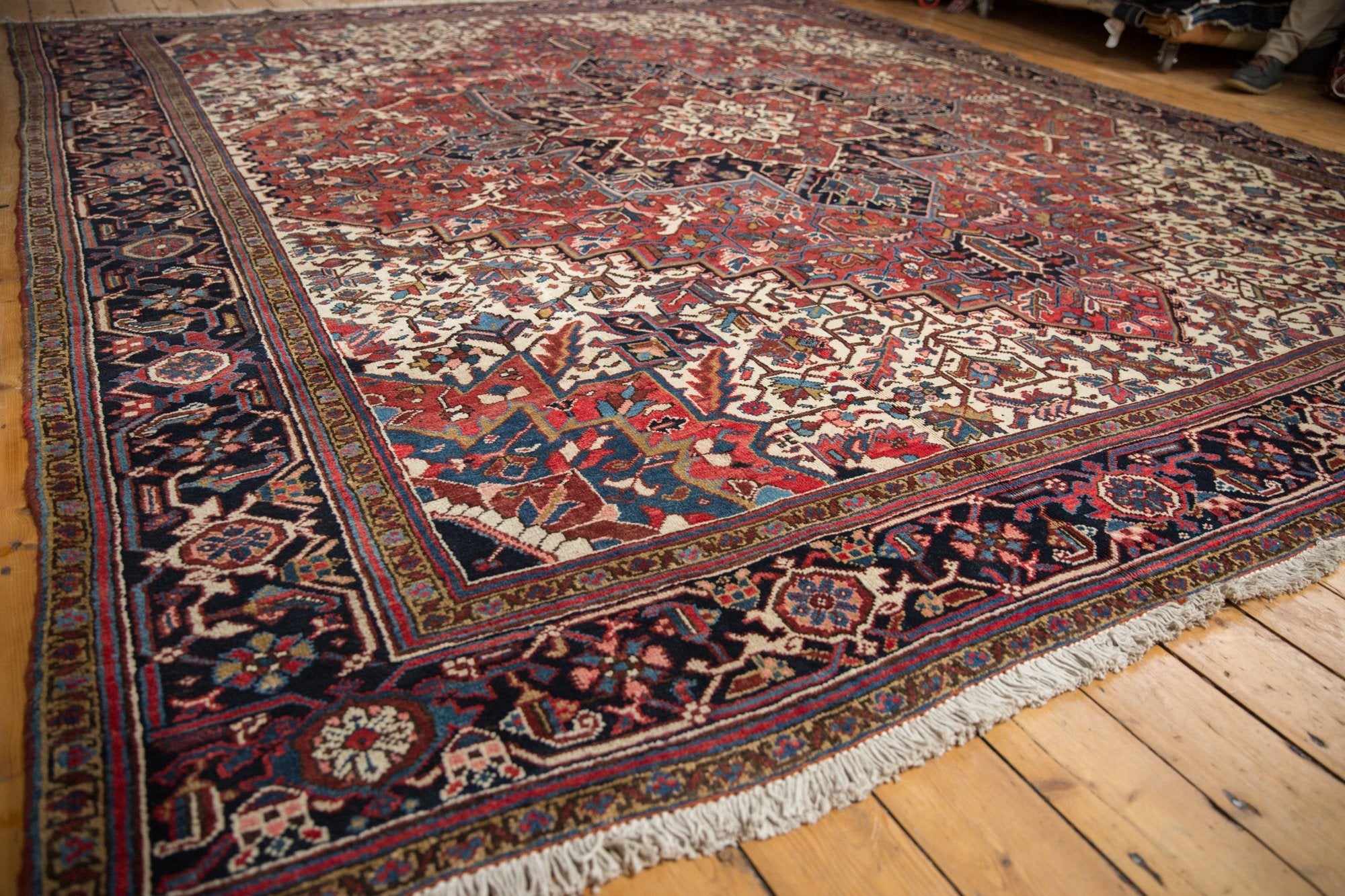 11.5x12.5 Vintage Heriz Square Carpet by Old New House® - product image 6 for Resin Society