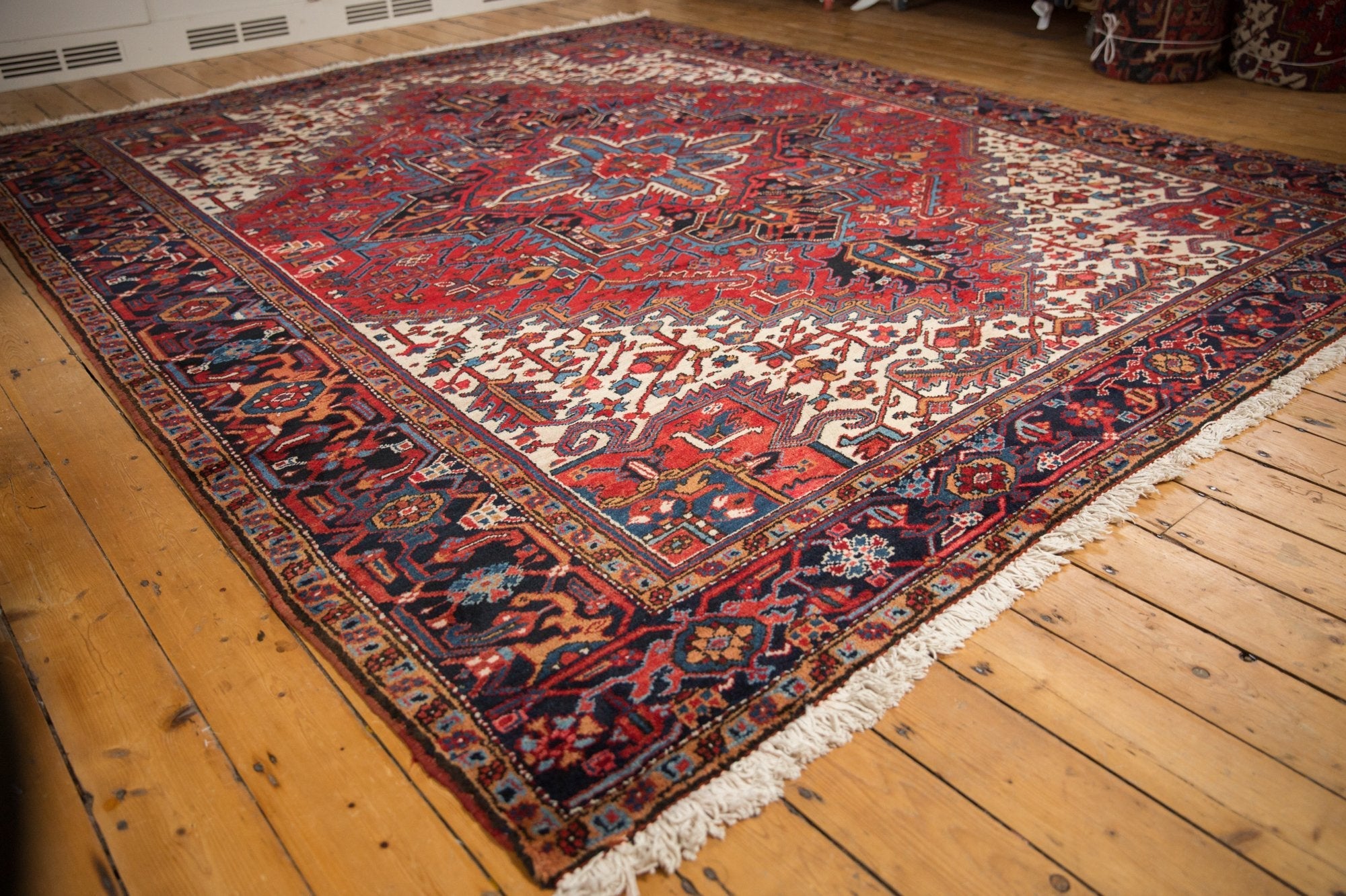 9.5x11.5 Vintage Heriz Carpet by Old New House® - product image 3 for Resin Society