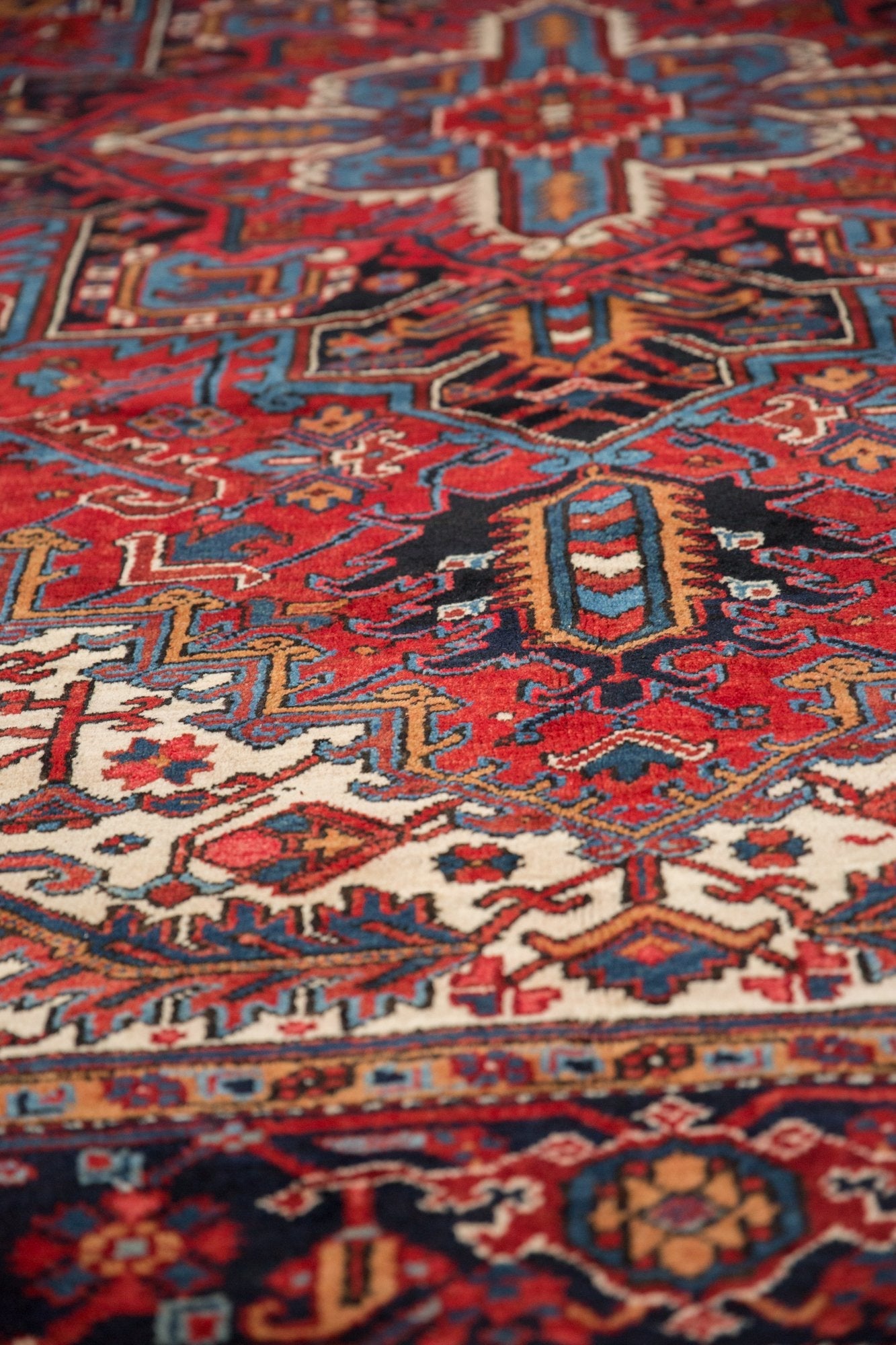 9.5x11.5 Vintage Heriz Carpet by Old New House® - product image 6 for Resin Society