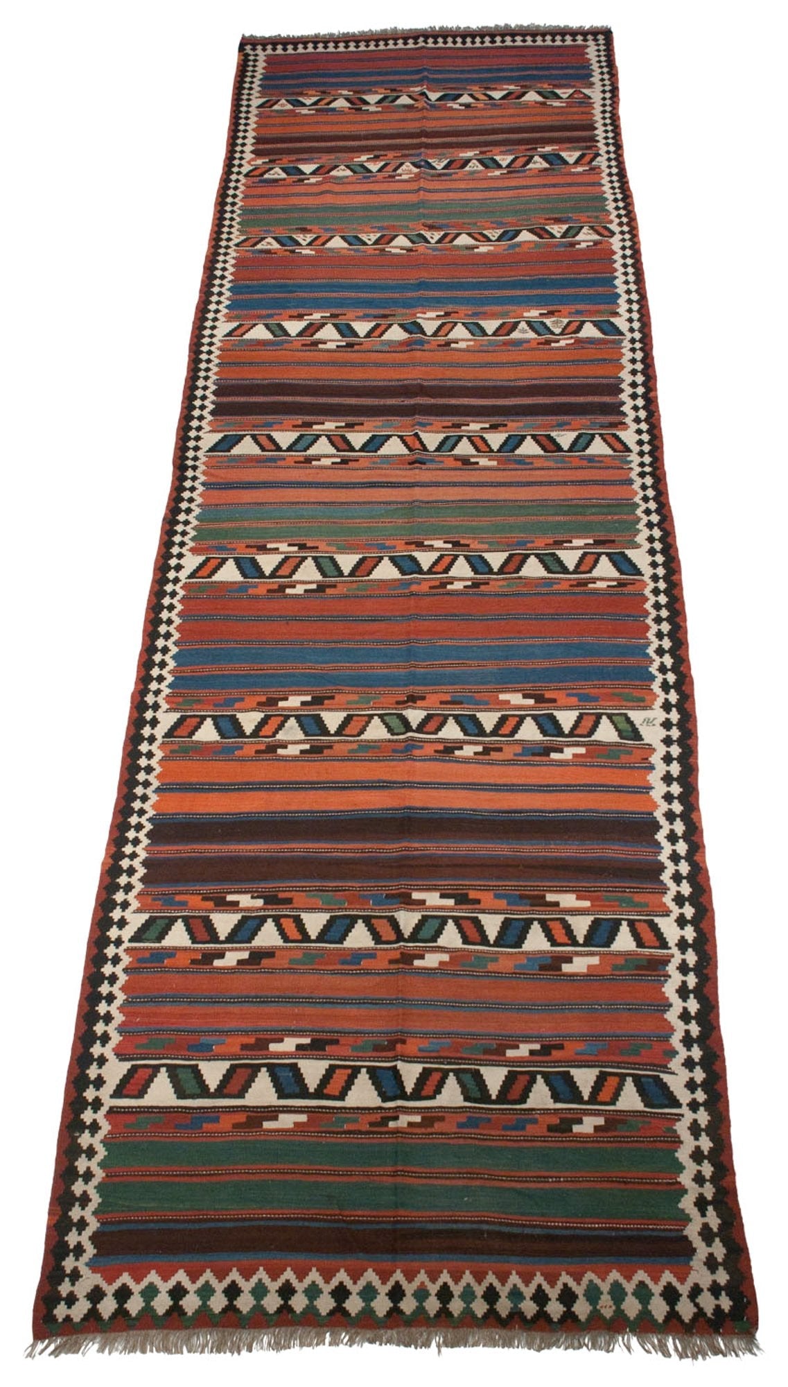 RESERVED 6x20 Antique Persian Kilim Carpet