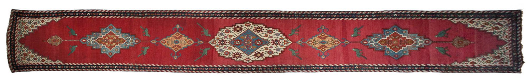 3.5x24 Antique Karabagh Rug Runner by Old New House® - product image 4 for Resin Society
