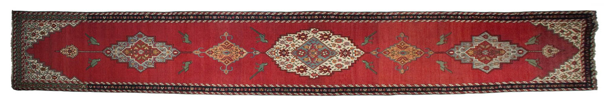 3.5x22 Antique Karabagh Rug Runner by Old New House® - product image 3 for Resin Society