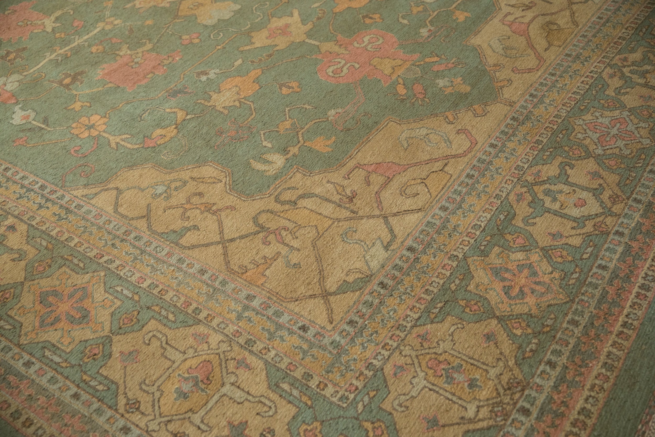 10x13.5 New Tea Washed Indian Soumac Design Carpet by Old New House® - product image 7 for Resin Society