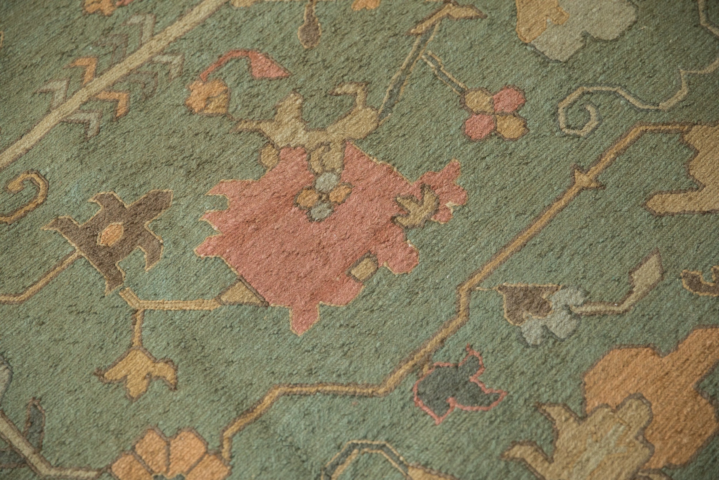 10x13.5 New Tea Washed Indian Soumac Design Carpet by Old New House® - product image 10 for Resin Society