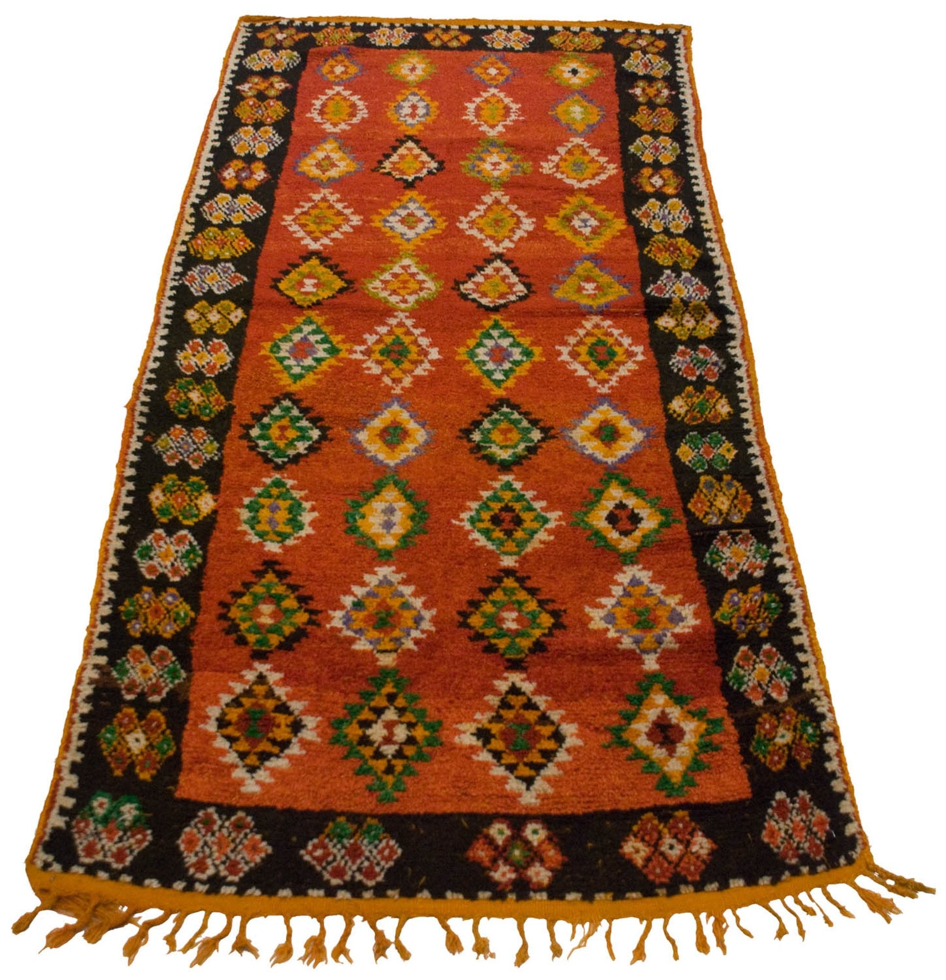 4.5x9.5 Vintage Moroccan Rug Runner by Old New House® - product image 2 for Resin Society