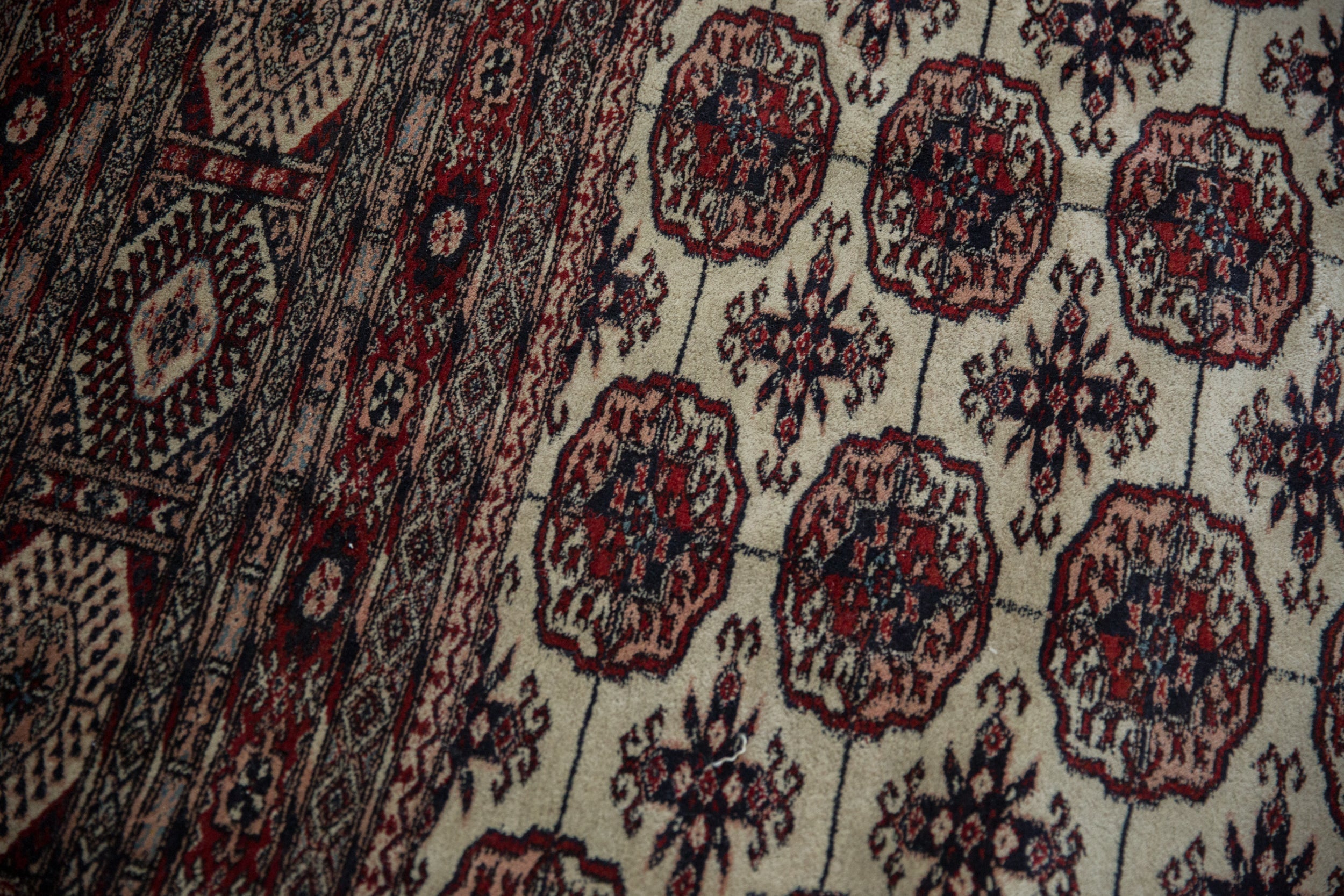 12.5x12.5 Vintage Fine Pakistani Bokhara Design Square Carpet by Old New House® - product image 9 for Resin Society