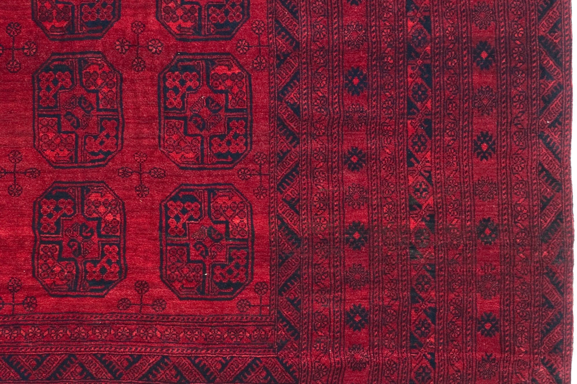 15x15 Vintage Afghani Ersari Design Square Carpet by Old New House® - product image 3 for Resin Society