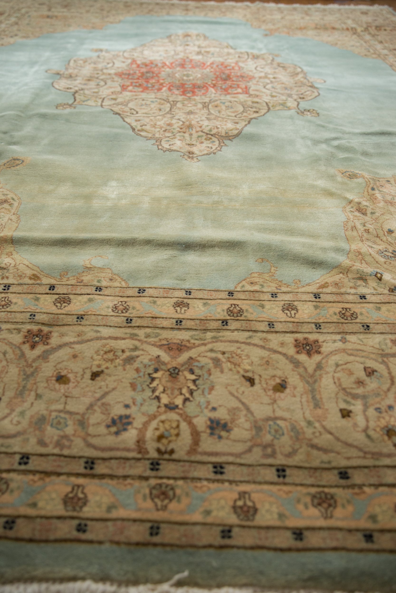 RESERVED 11x14 Vintage Tabriz Carpet