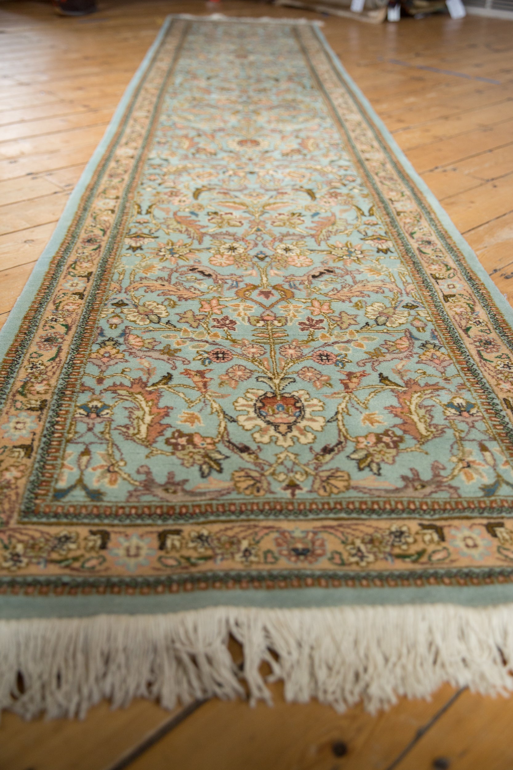 2.5x12.5 Vintage Tabriz Rug Runner by Old New House® - product image 3 for Resin Society