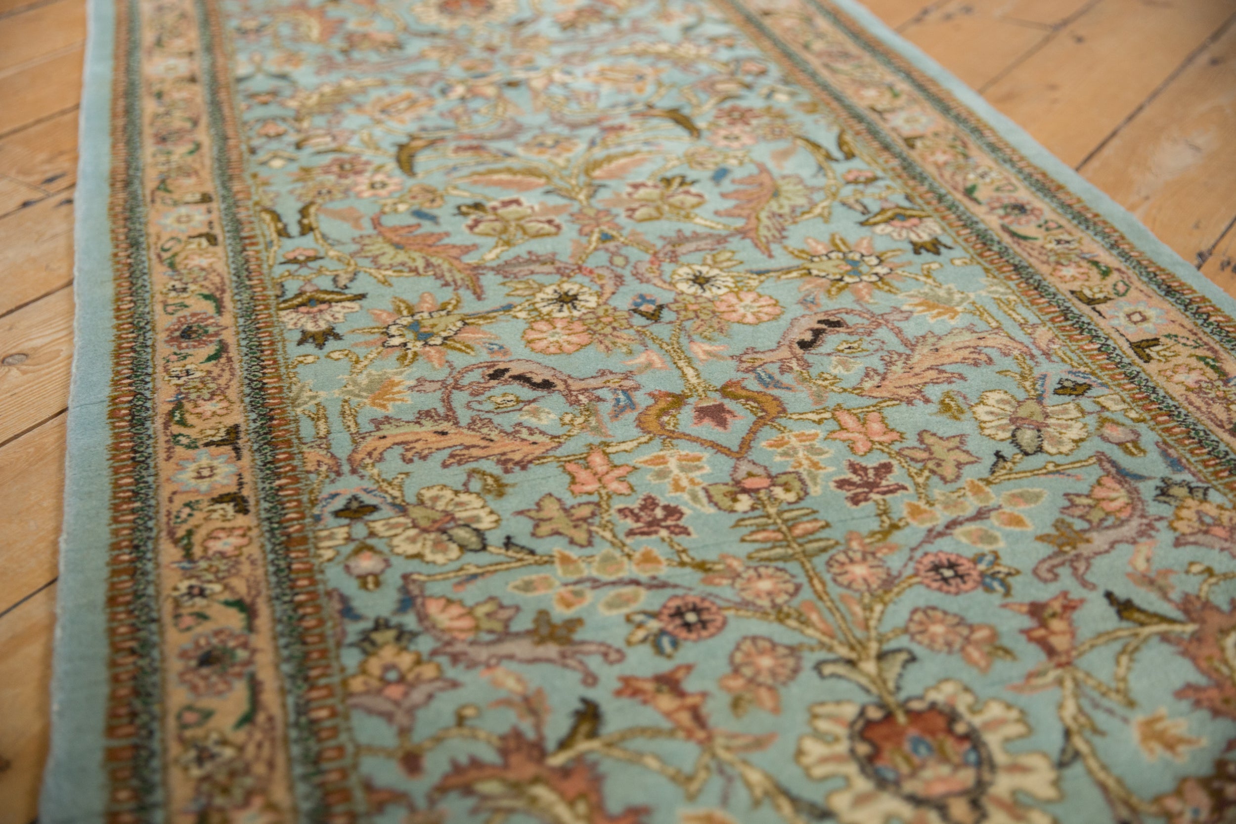 2.5x12.5 Vintage Tabriz Rug Runner by Old New House® - product image 4 for Resin Society
