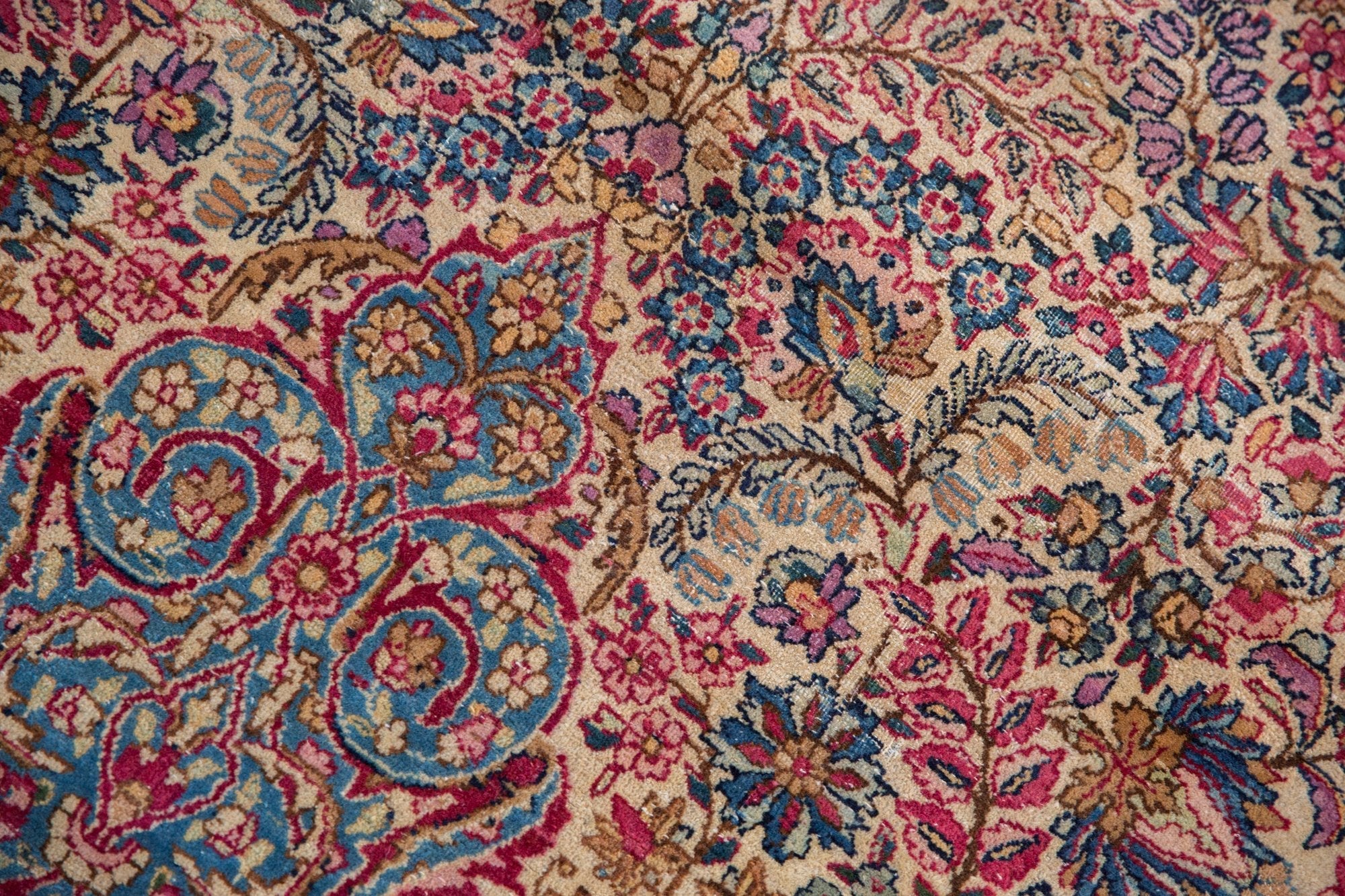 11.5x19.5 Vintage Lavar Kerman Carpet by Old New House® - product image 6 for Resin Society