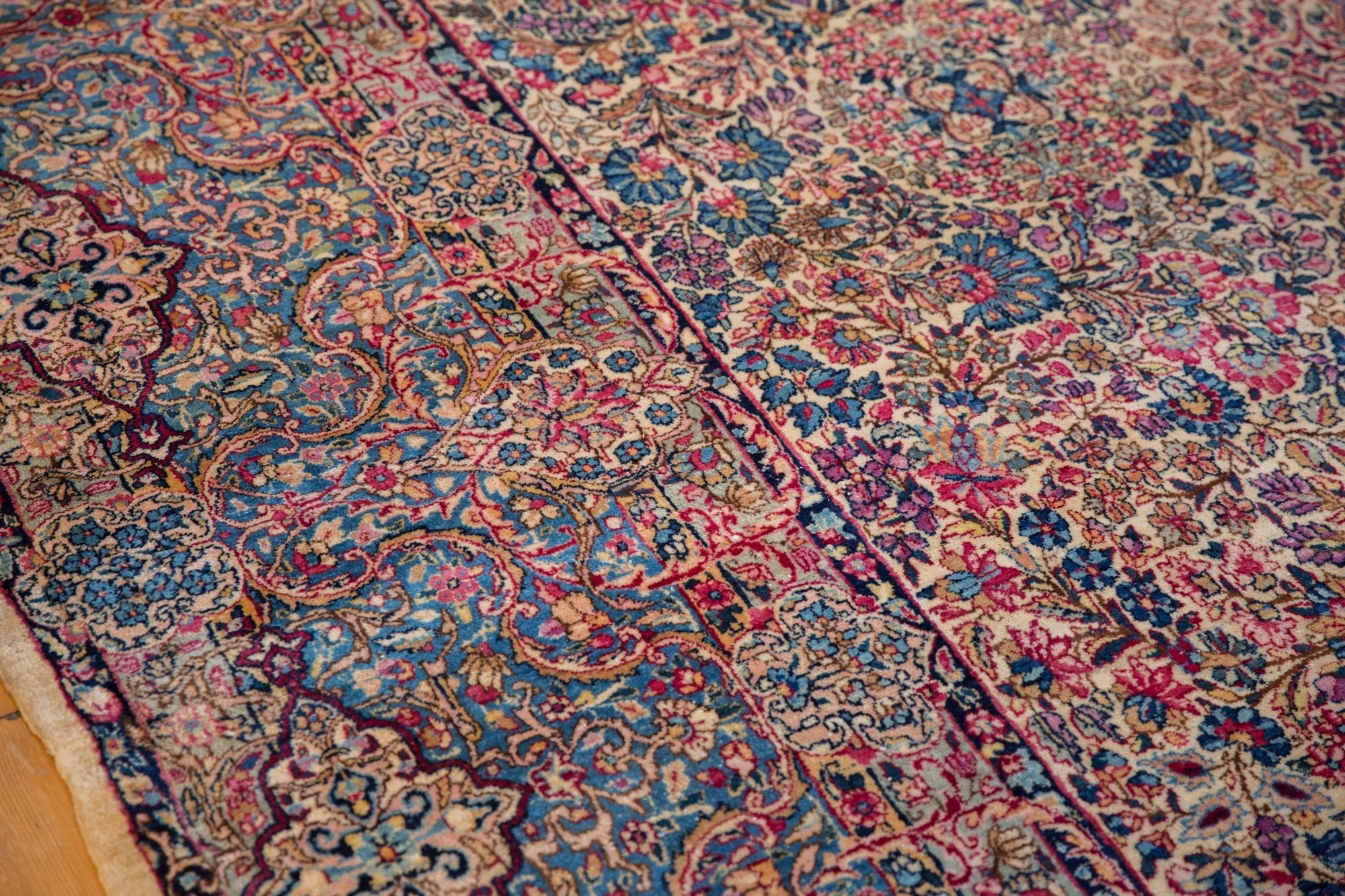 11.5x19.5 Vintage Lavar Kerman Carpet by Old New House® - product image 11 for Resin Society