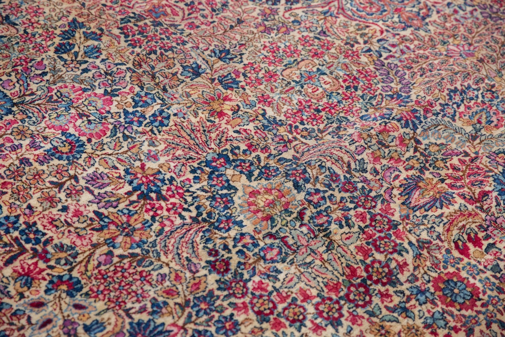 11.5x19.5 Vintage Lavar Kerman Carpet by Old New House® - product image 12 for Resin Society