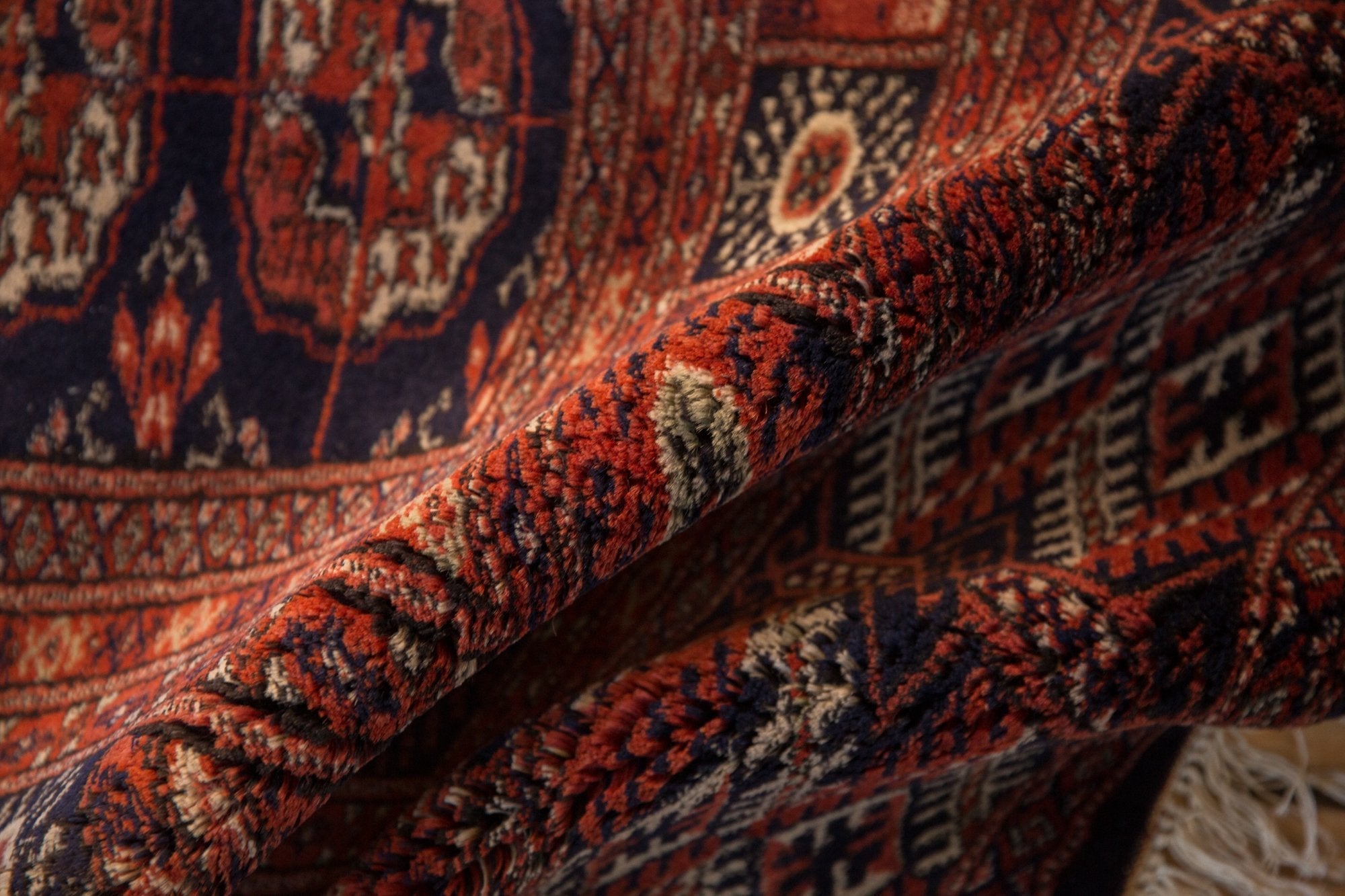 5x8 Vintage Fine Pakistani Bokhara Design Carpet by Old New House® - product image 9 for Resin Society