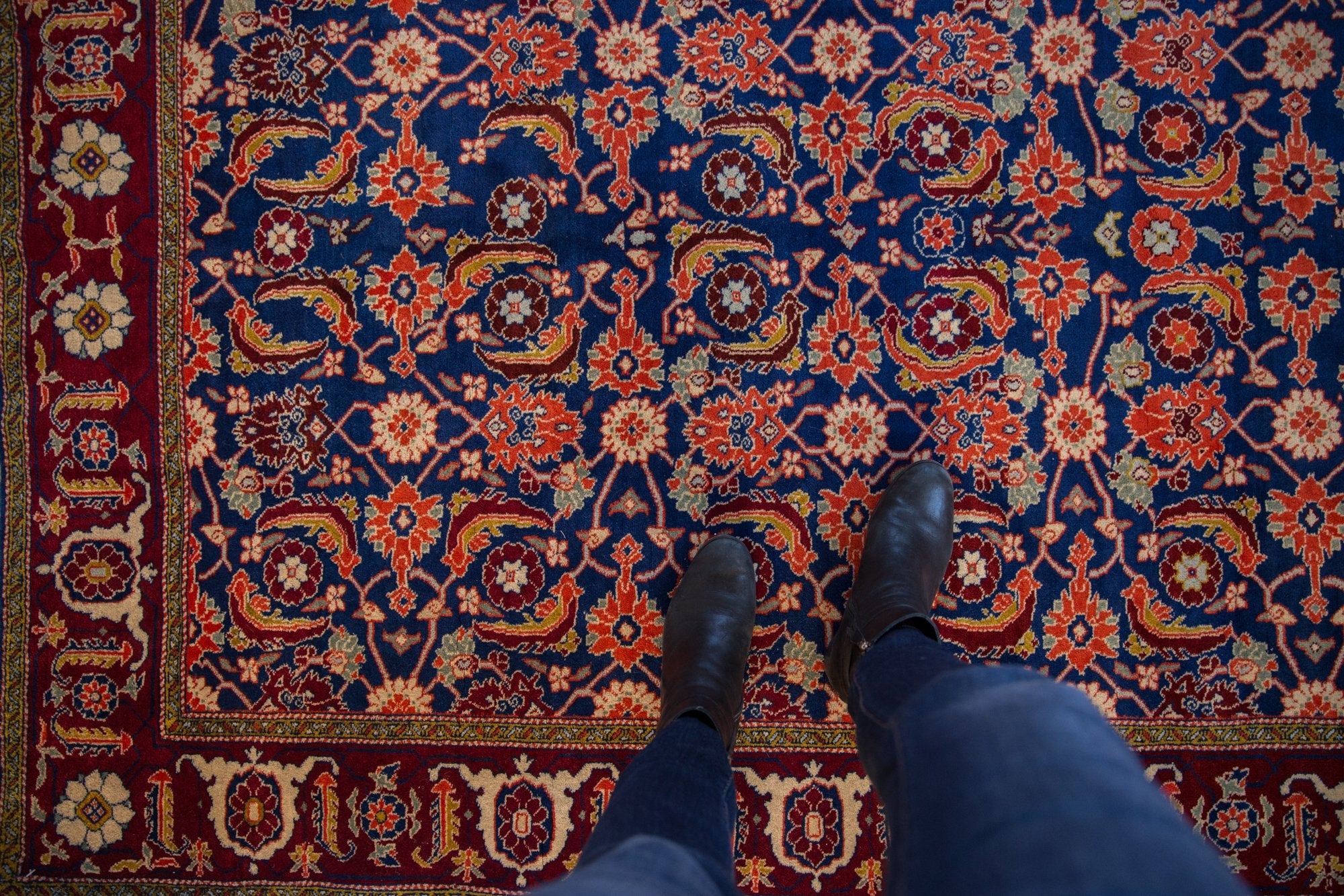 5x7 Vintage Fine Russian Bijar Design Rug by Old New House® - product image 2 for Resin Society