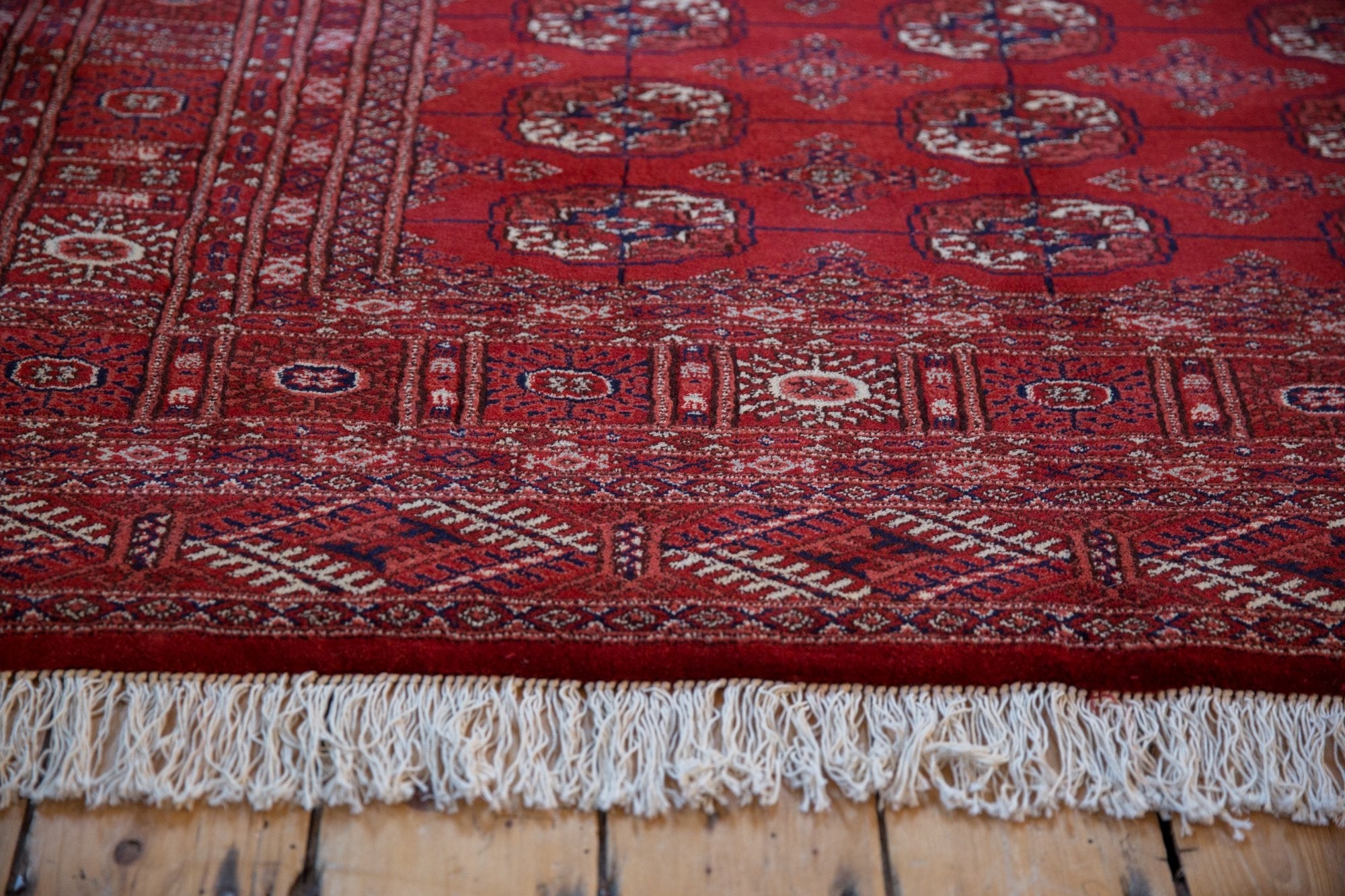5x5.5 Vintage Fine Pakistani Bokhara Design Square Rug by Old New House® - product image 7 for Resin Society