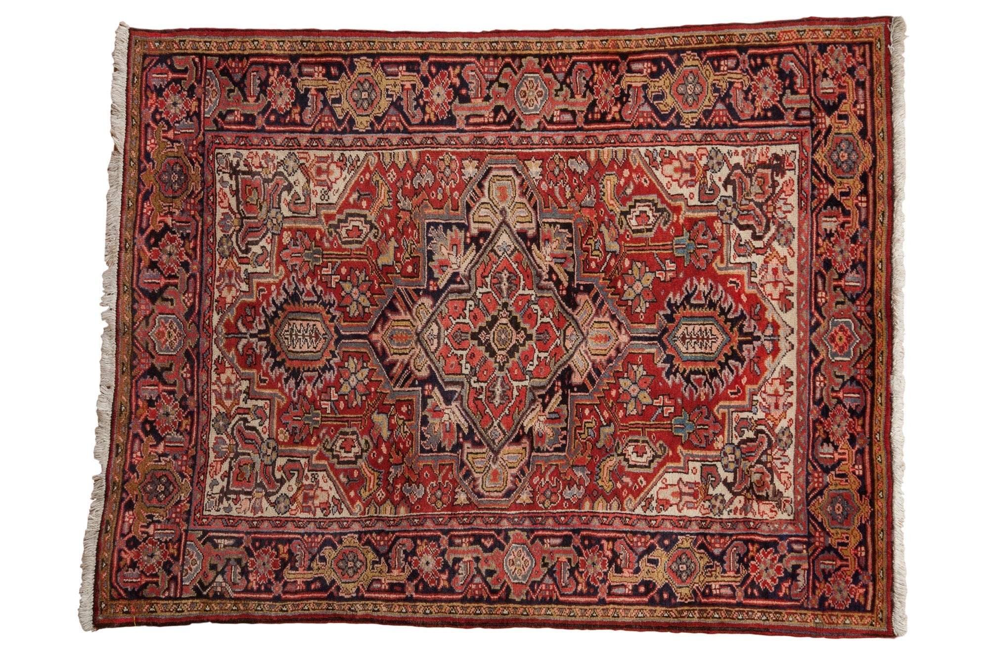 5x6 Vintage Heriz Square Rug by Old New House® - main product image for Resin Society