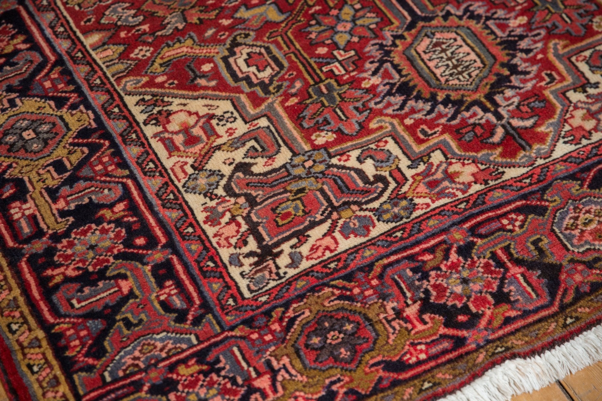 5x6 Vintage Heriz Square Rug by Old New House® - product image 10 for Resin Society