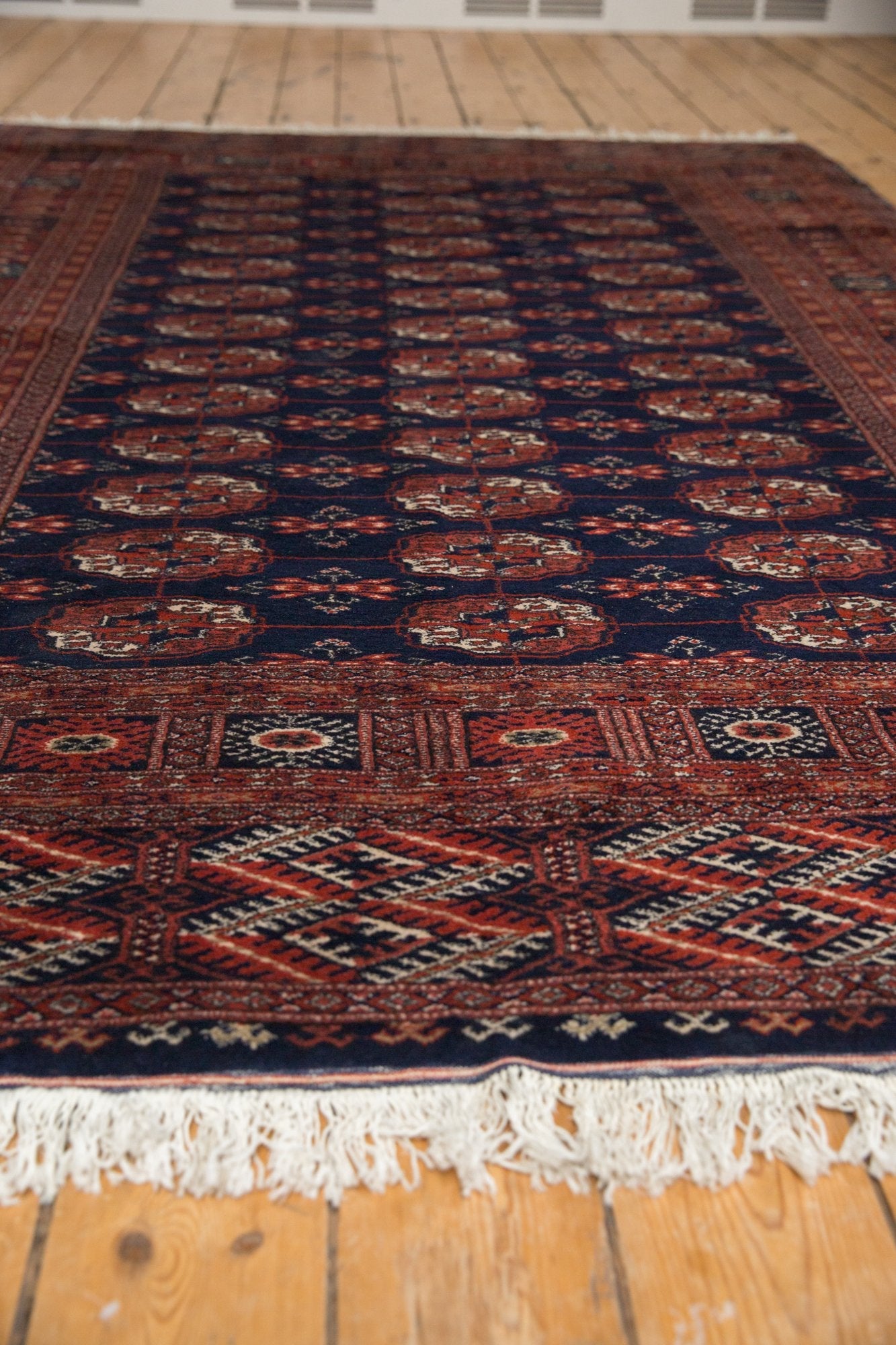 5.5x8 Vintage Fine Pakistani Bokhara Design Carpet by Old New House® - product image 8 for Resin Society
