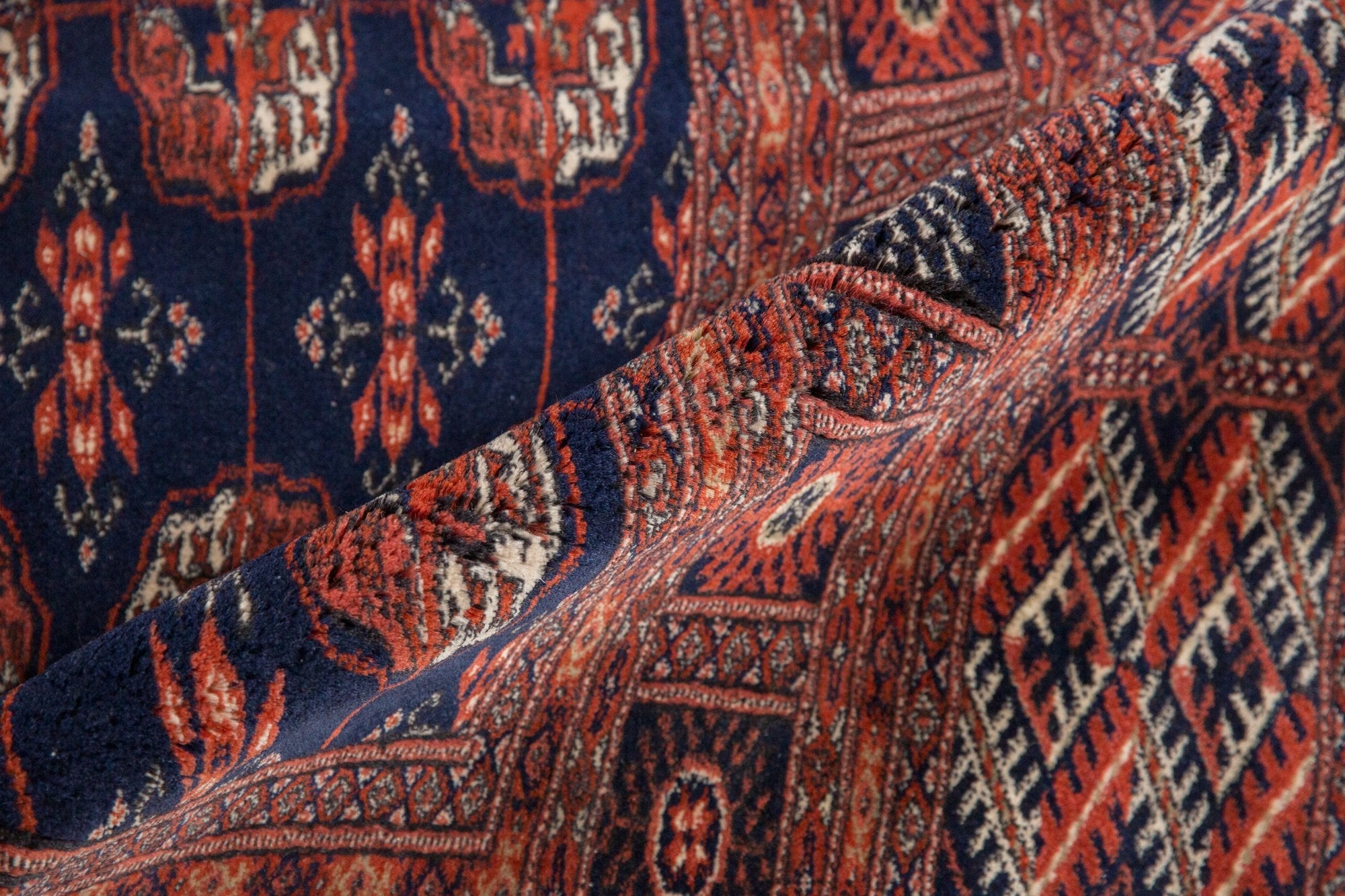 5.5x8 Vintage Fine Pakistani Bokhara Design Carpet by Old New House® - product image 15 for Resin Society