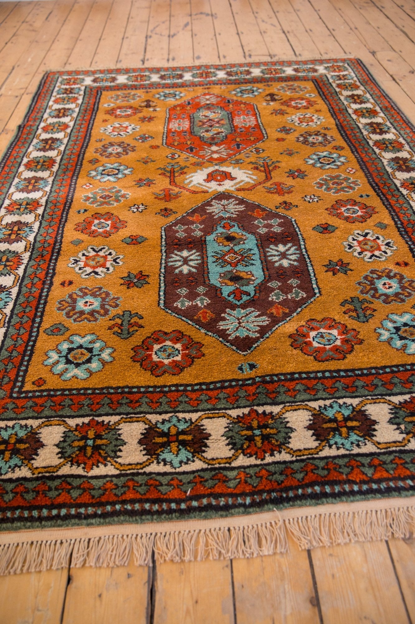 5.5x7.5 Vintage Siberian Kazak Design Carpet by Old New House® - product image 5 for Resin Society