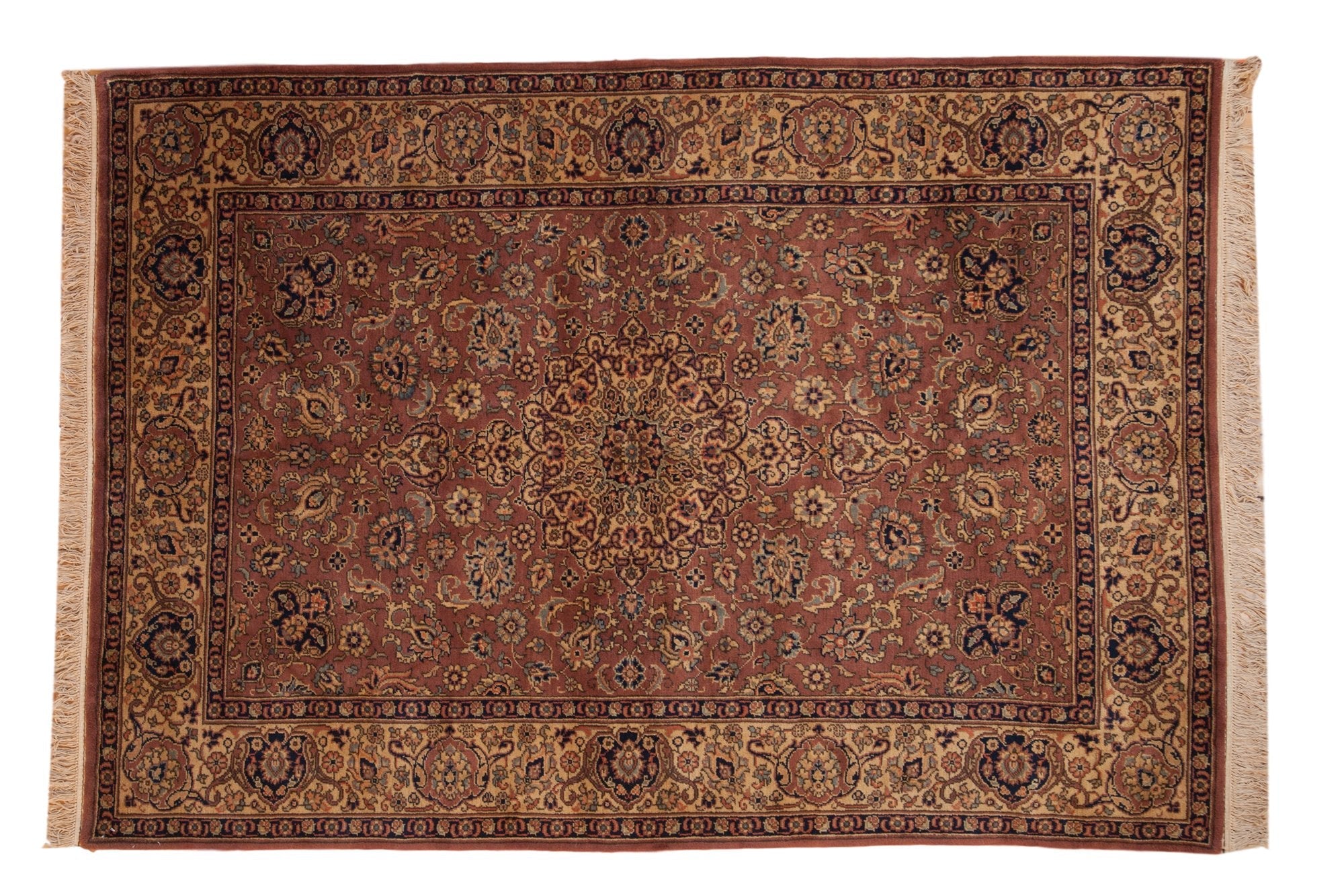 5.5x8 Vintage Romanian Tabriz Design Carpet by Old New House® - main product image for Resin Society