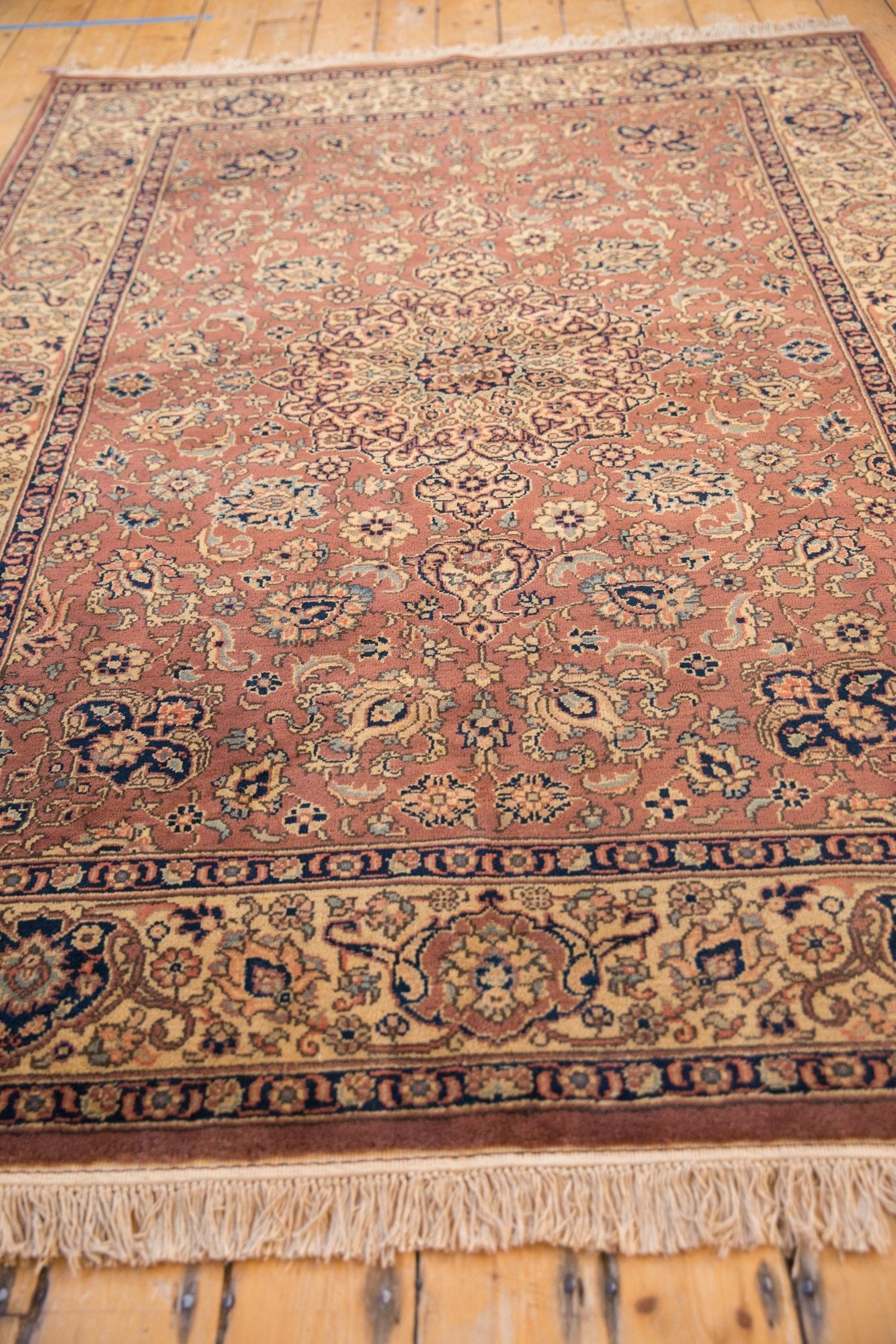 5.5x8 Vintage Romanian Tabriz Design Carpet by Old New House® - product image 5 for Resin Society