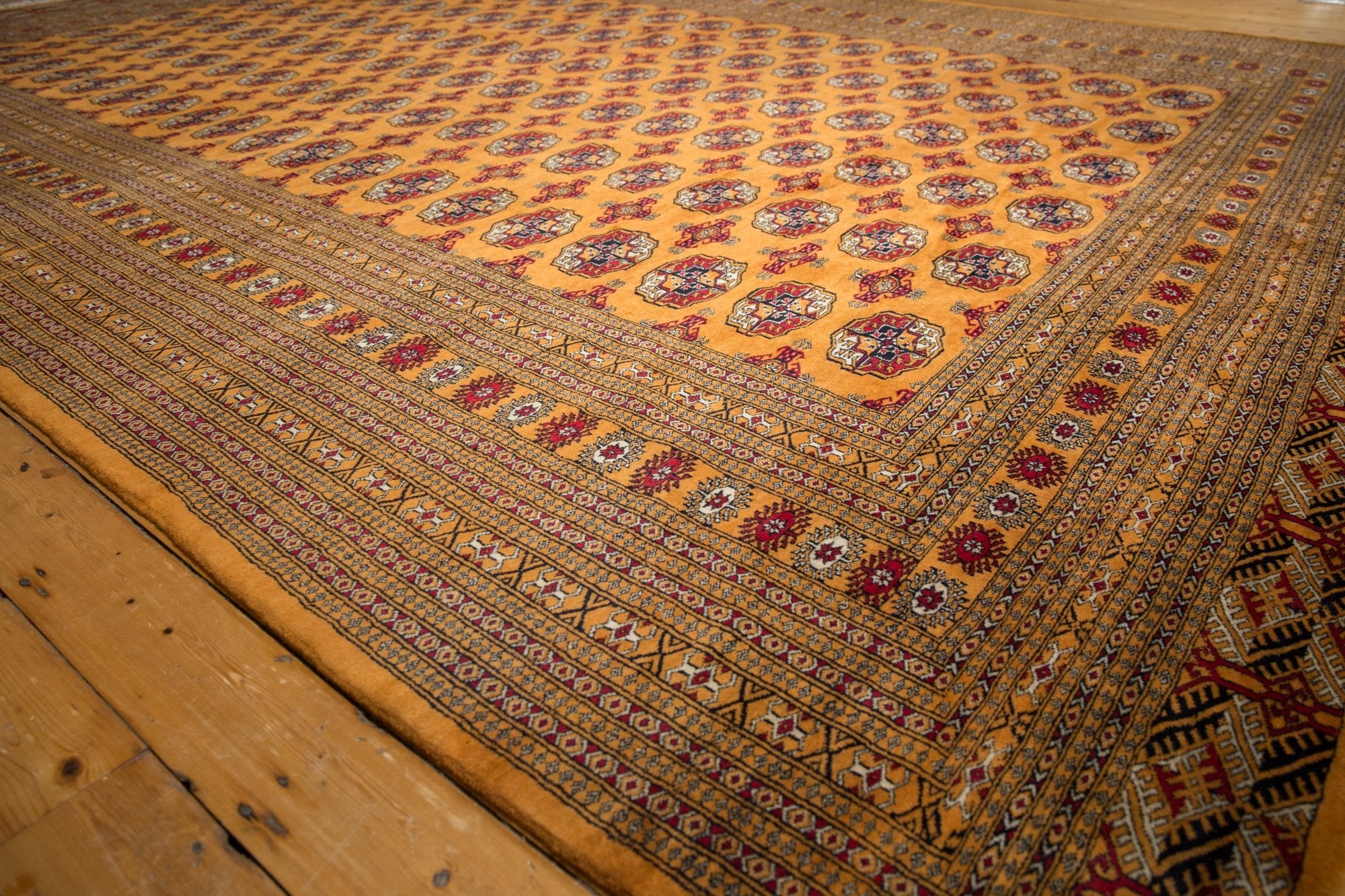 10x14 Vintage Fine Pakistani Bokhara Design Carpet by Old New House® - product image 3 for Resin Society
