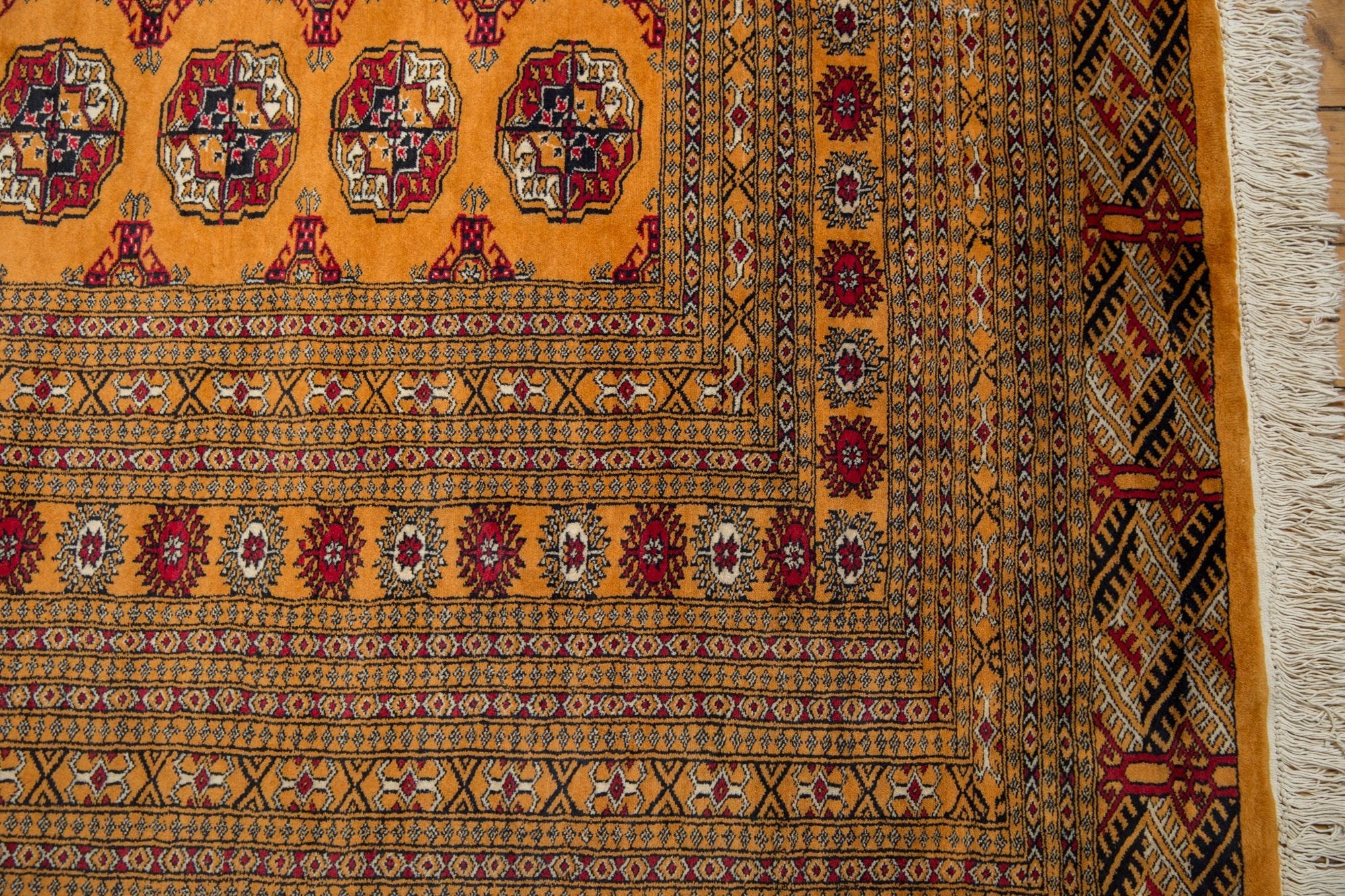 10x14 Vintage Fine Pakistani Bokhara Design Carpet by Old New House® - product image 4 for Resin Society