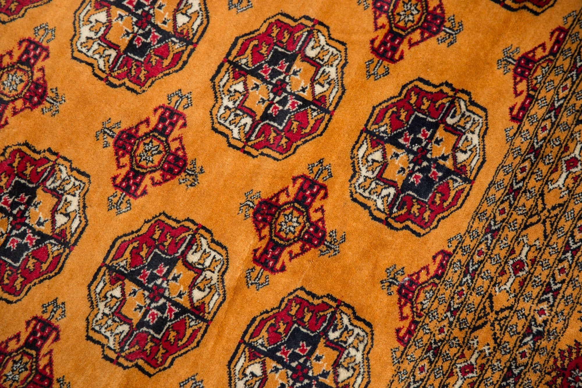 10x14 Vintage Fine Pakistani Bokhara Design Carpet by Old New House® - product image 5 for Resin Society