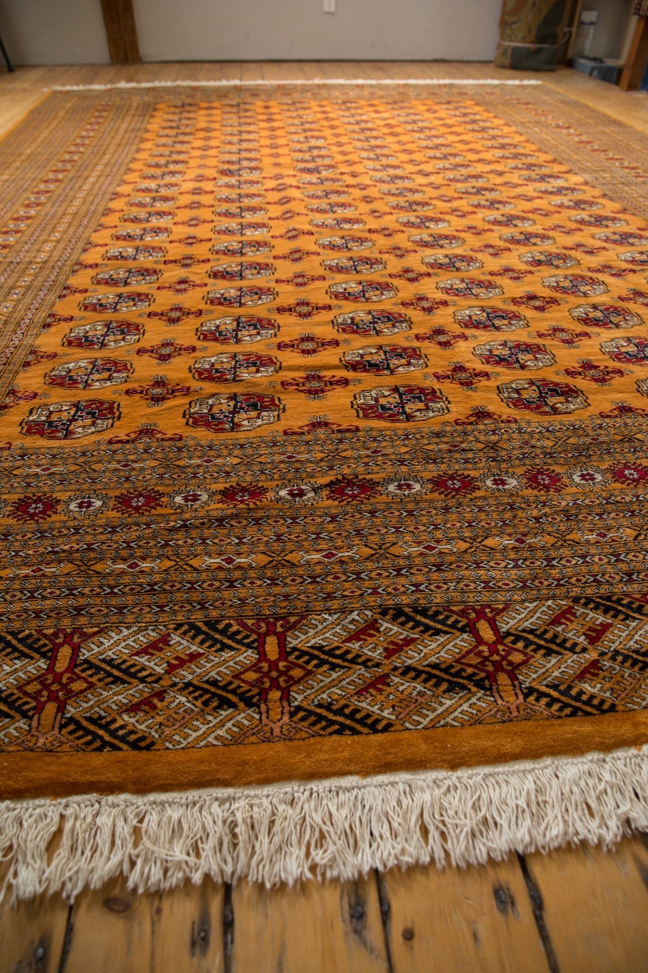 10x14 Vintage Fine Pakistani Bokhara Design Carpet by Old New House® - product image 8 for Resin Society