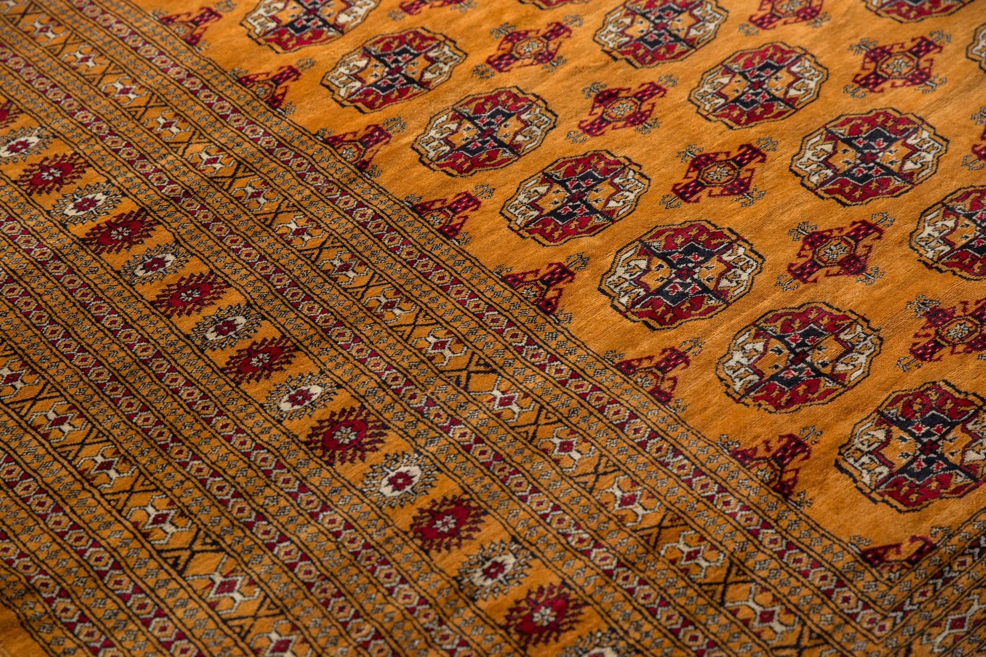 10x14 Vintage Fine Pakistani Bokhara Design Carpet by Old New House® - product image 10 for Resin Society