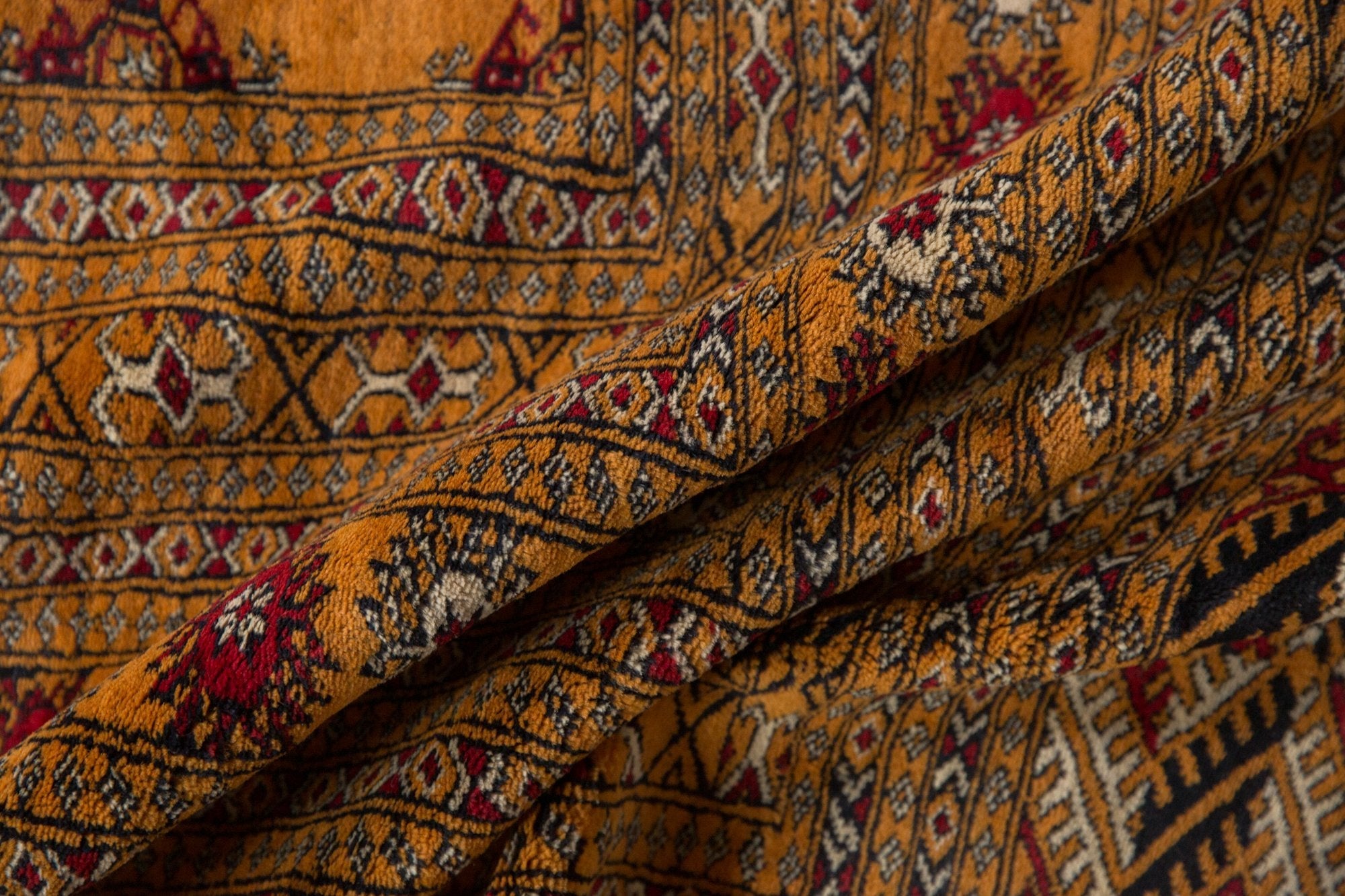 10x14 Vintage Fine Pakistani Bokhara Design Carpet by Old New House® - product image 11 for Resin Society