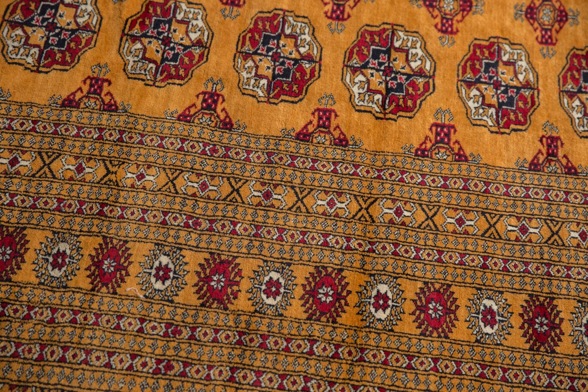 10x14 Vintage Fine Pakistani Bokhara Design Carpet by Old New House® - product image 15 for Resin Society