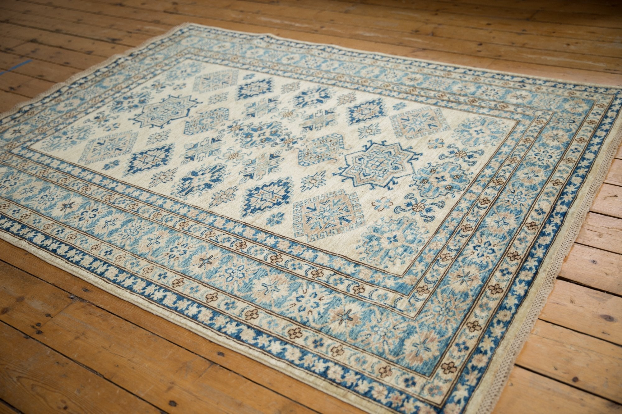 5x6.5 New Pakistani Kazak Design Rug by Old New House® - product image 9 for Resin Society