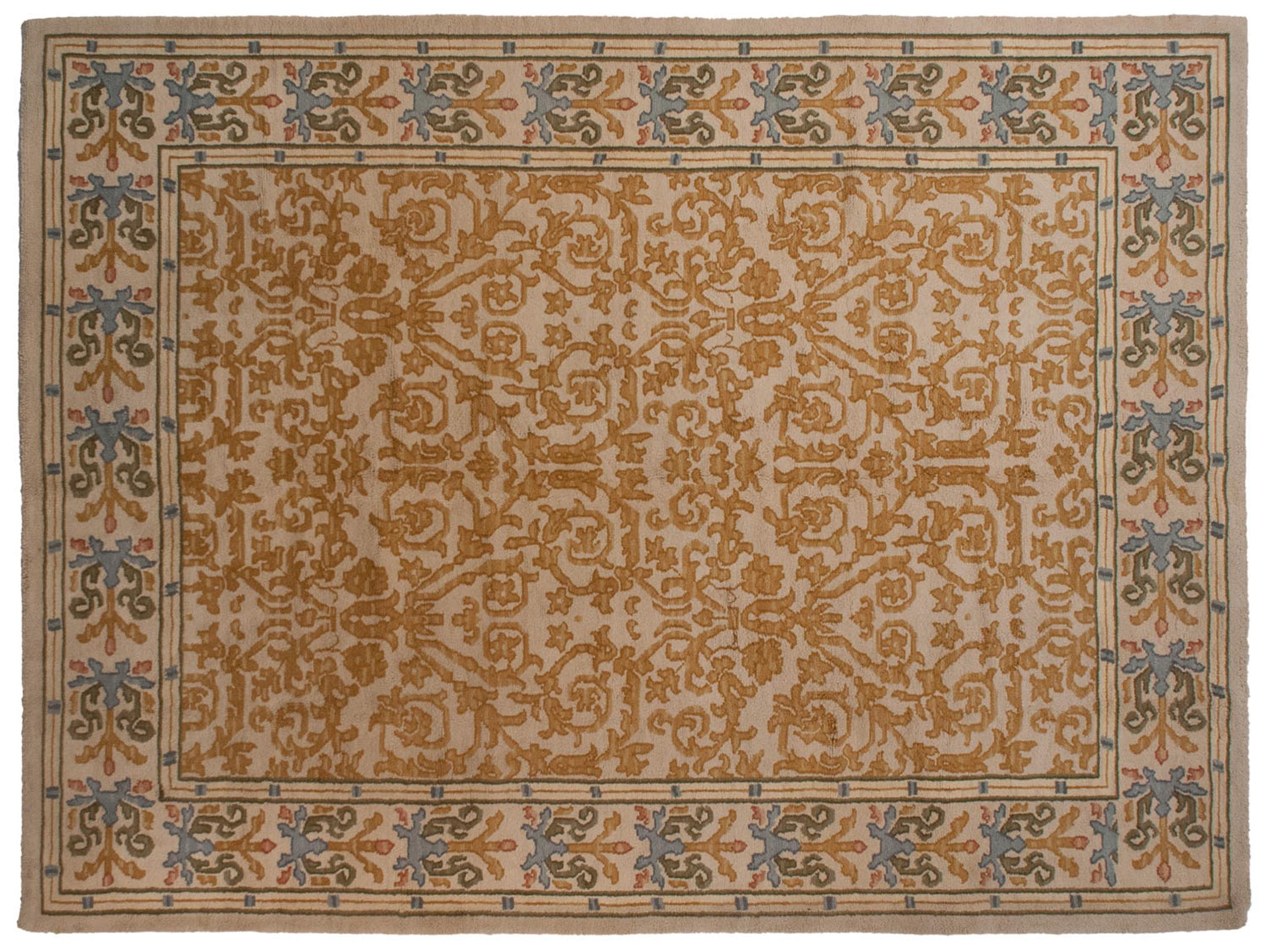 9x12 Vintage Spanish Arts And Crafts Design Carpet by Old New House® - main product image for Resin Society