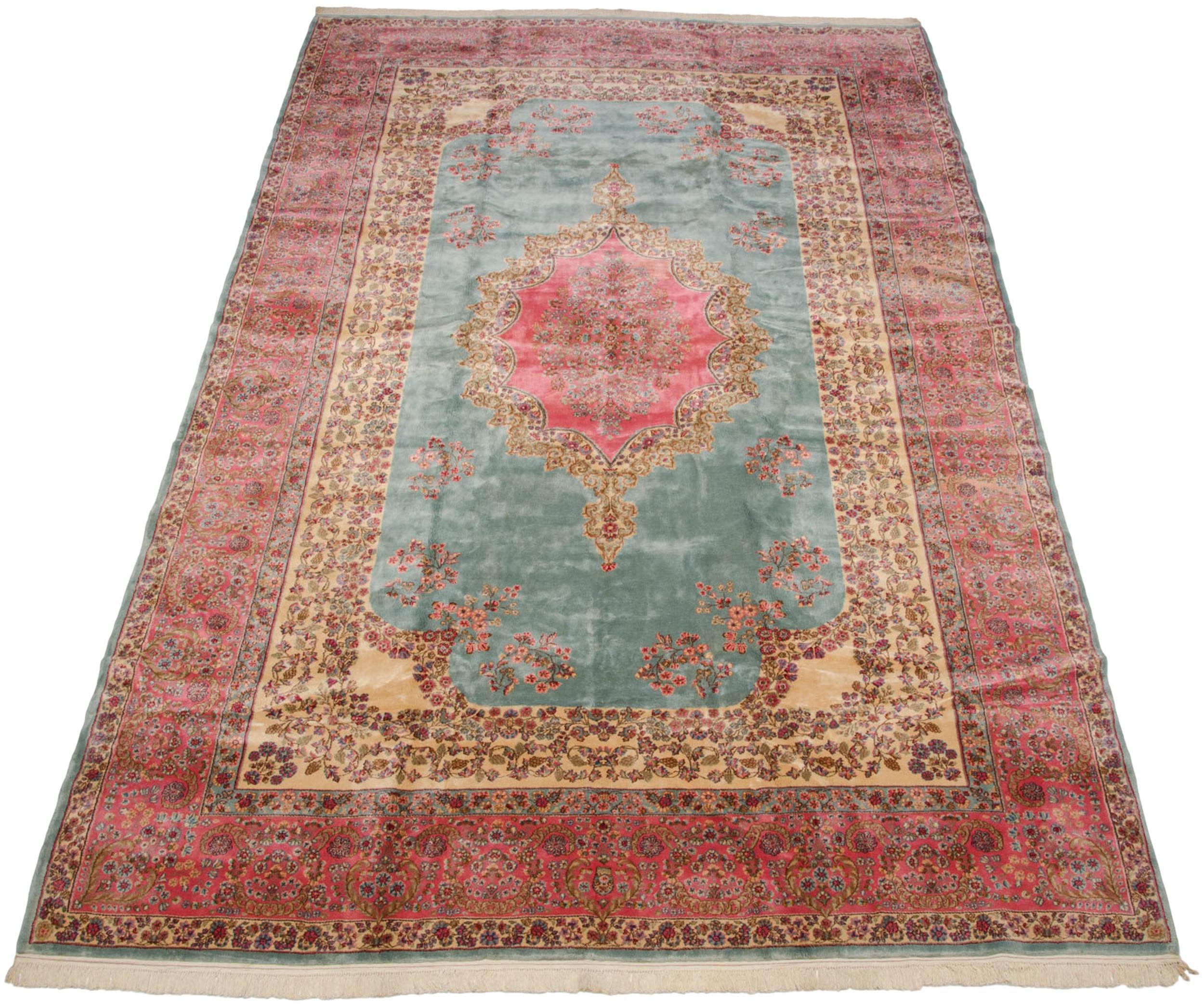 10x16.5 Vintage Fine Kerman Carpet by Old New House® - product image 4 for Resin Society