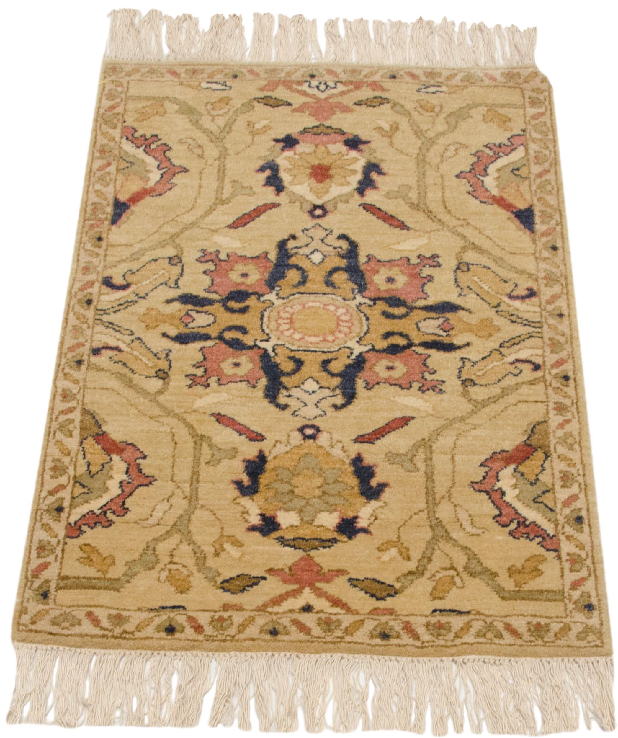 2x3 Vintage Armenian Sultanabad Design Rug Mat
