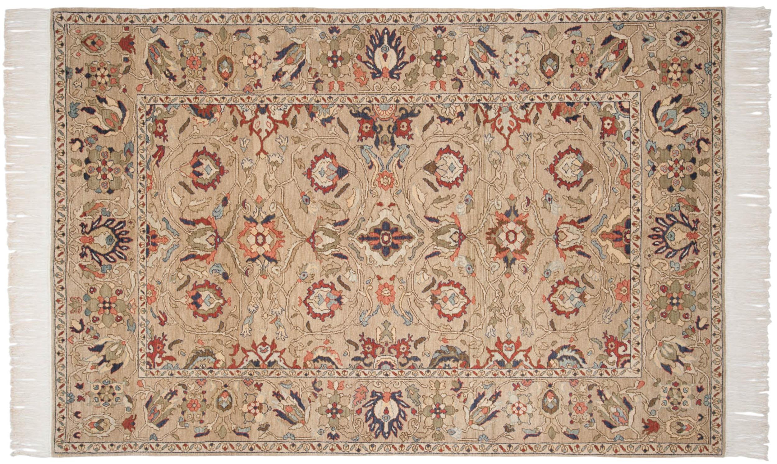6x9 Vintage Armenian Sultanabad Design Carpet by Old New House® - main product image for Resin Society