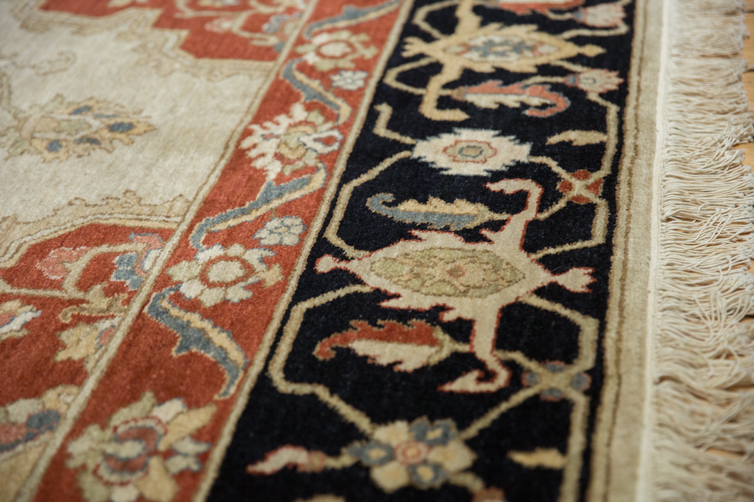 6x9 Vintage Armenian Serapi Design Carpet by Old New House® - product image 6 for Resin Society