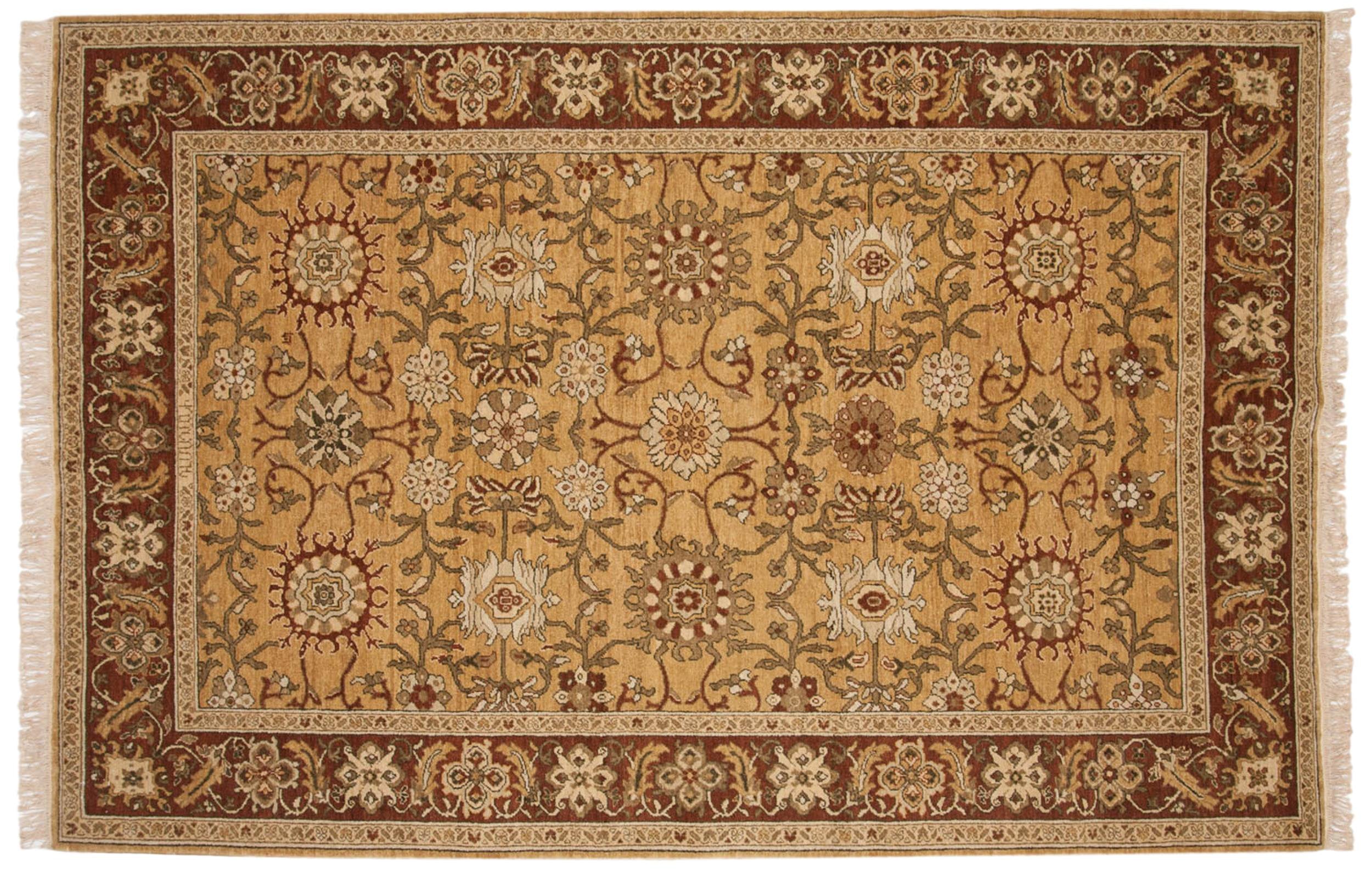 6x9 Vintage Armenian Sultanabad Design Carpet by Old New House® - main product image for Resin Society