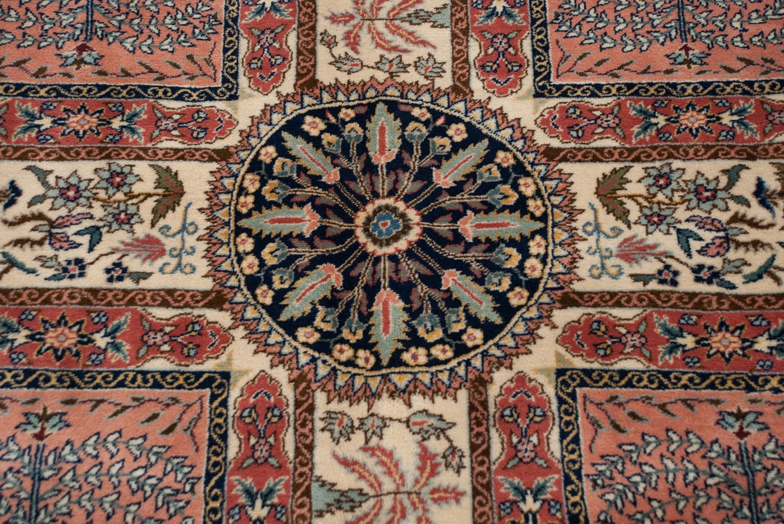 12x17.5 Vintage Bulgarian Kerman Design Carpet by Old New House® - product image 6 for Resin Society